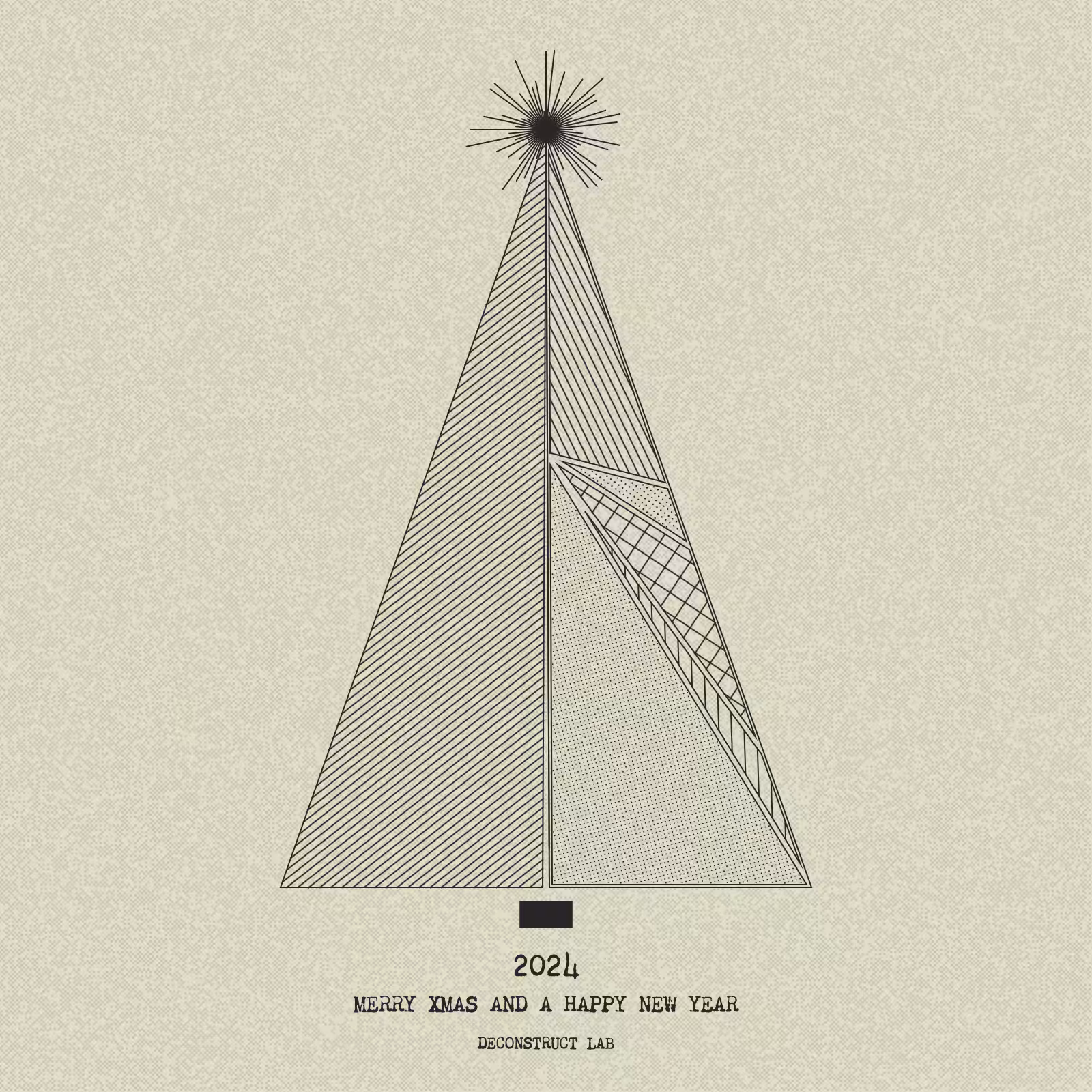 Have Yourself a Merry Little Geometric Tree #134