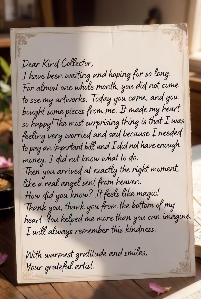 A Letter to My Angel Collector 💌