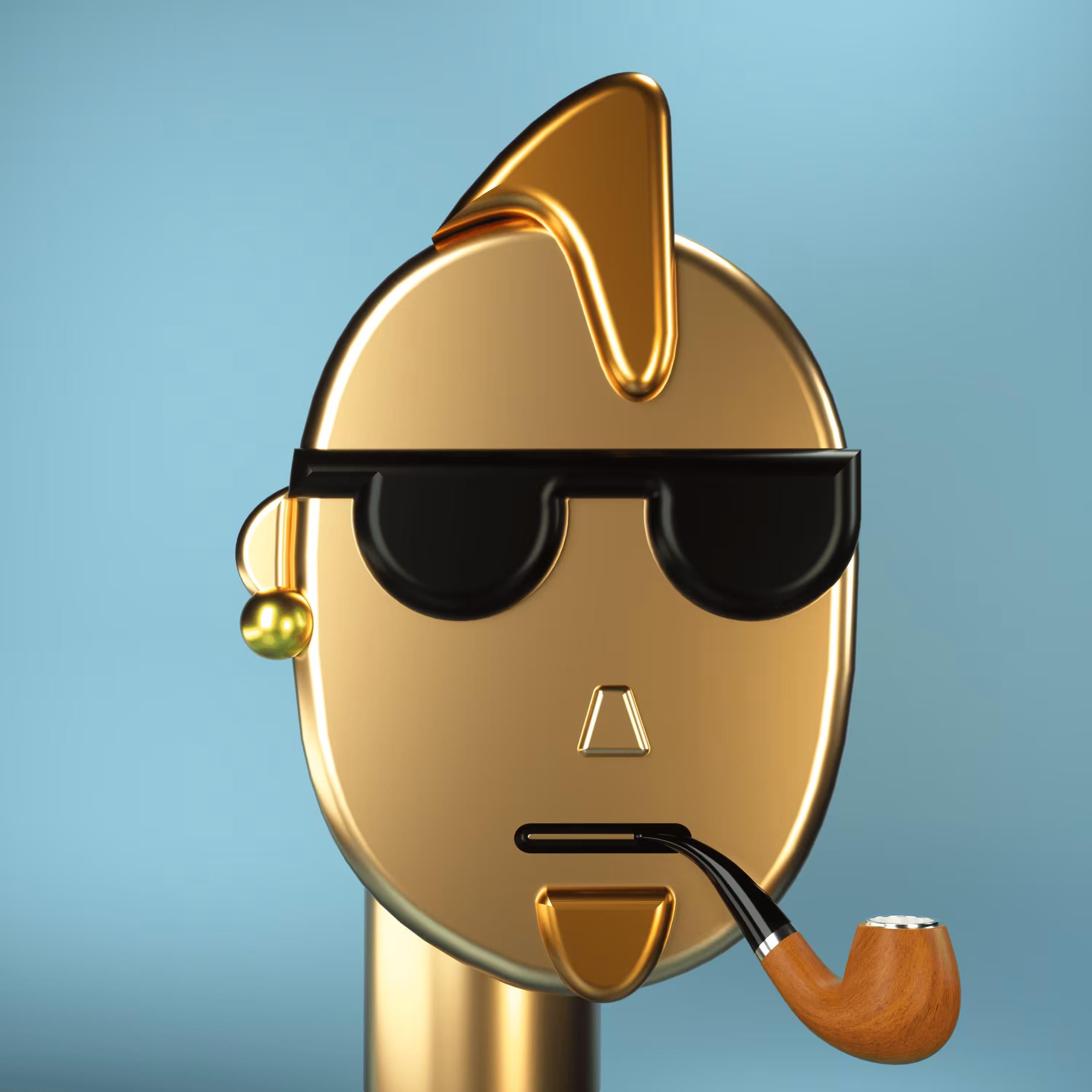 3D Chrome Punk #0710