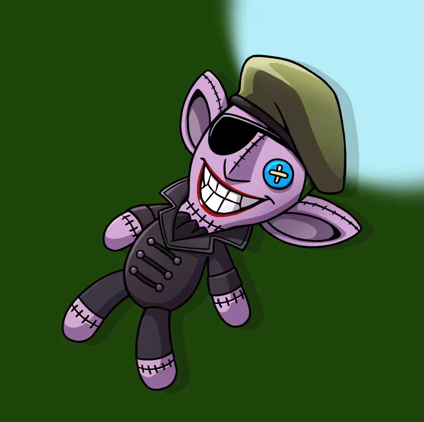#775 Sneaky Vampire Teddy