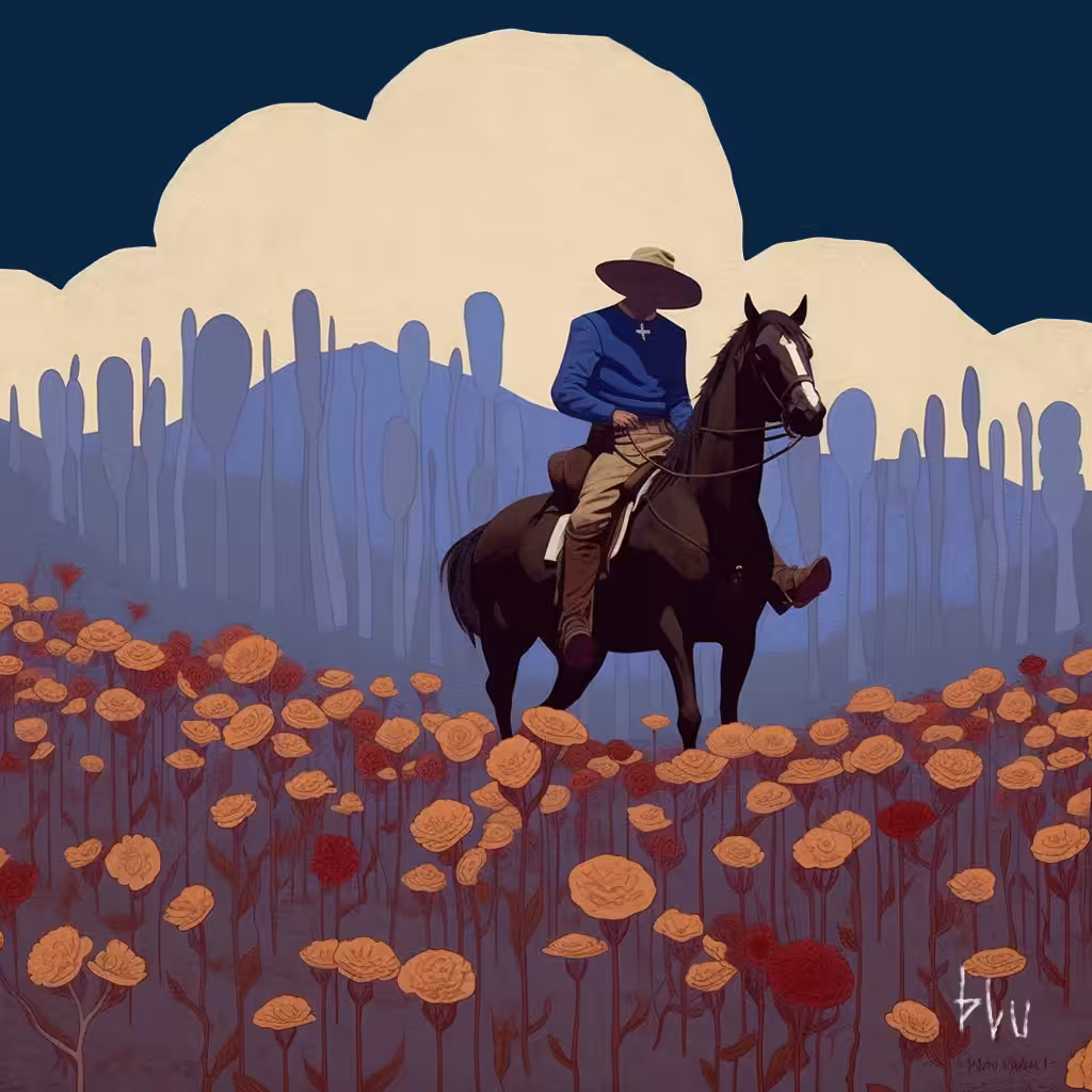 Hats, Flowers and Guns #7