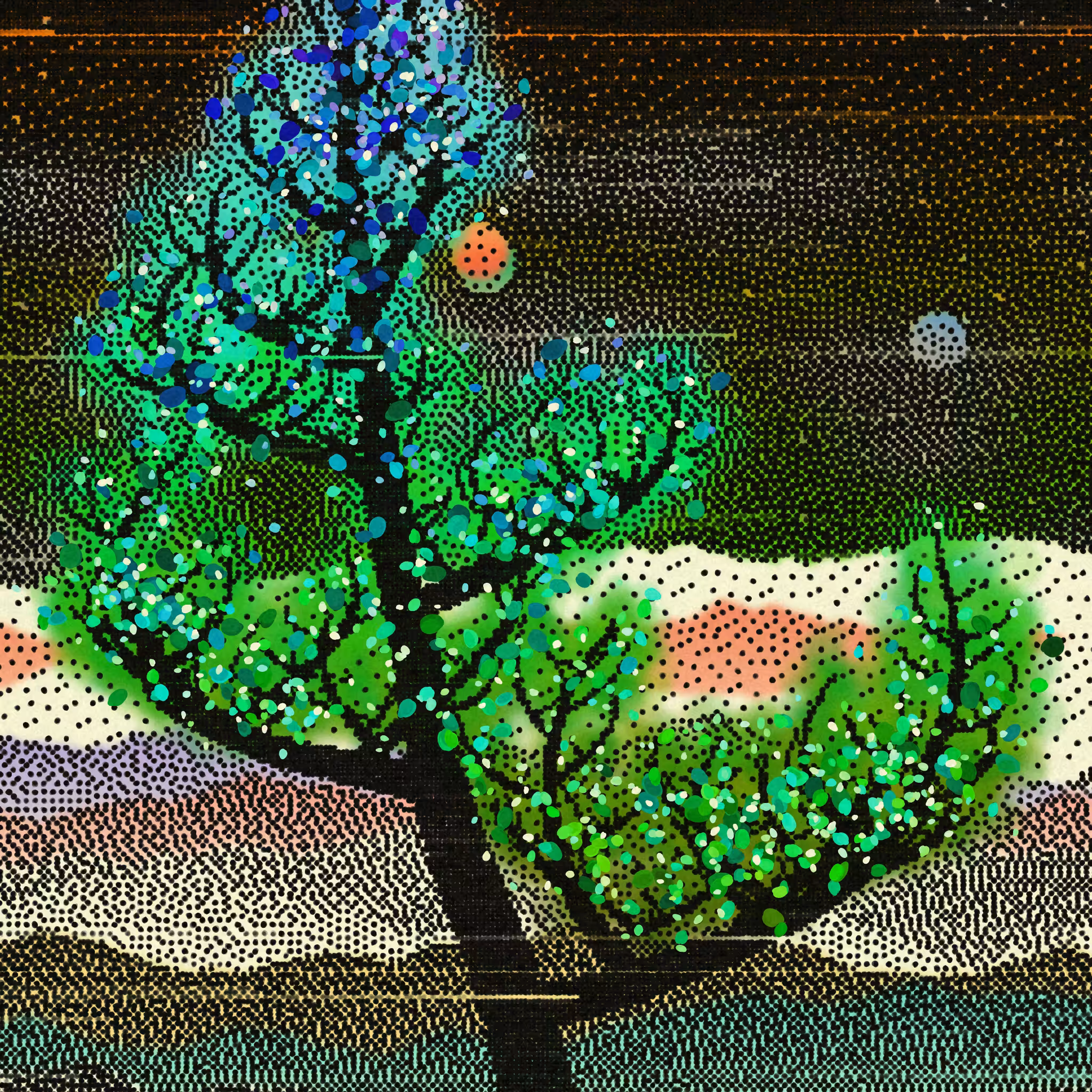 Dithered Branches #17