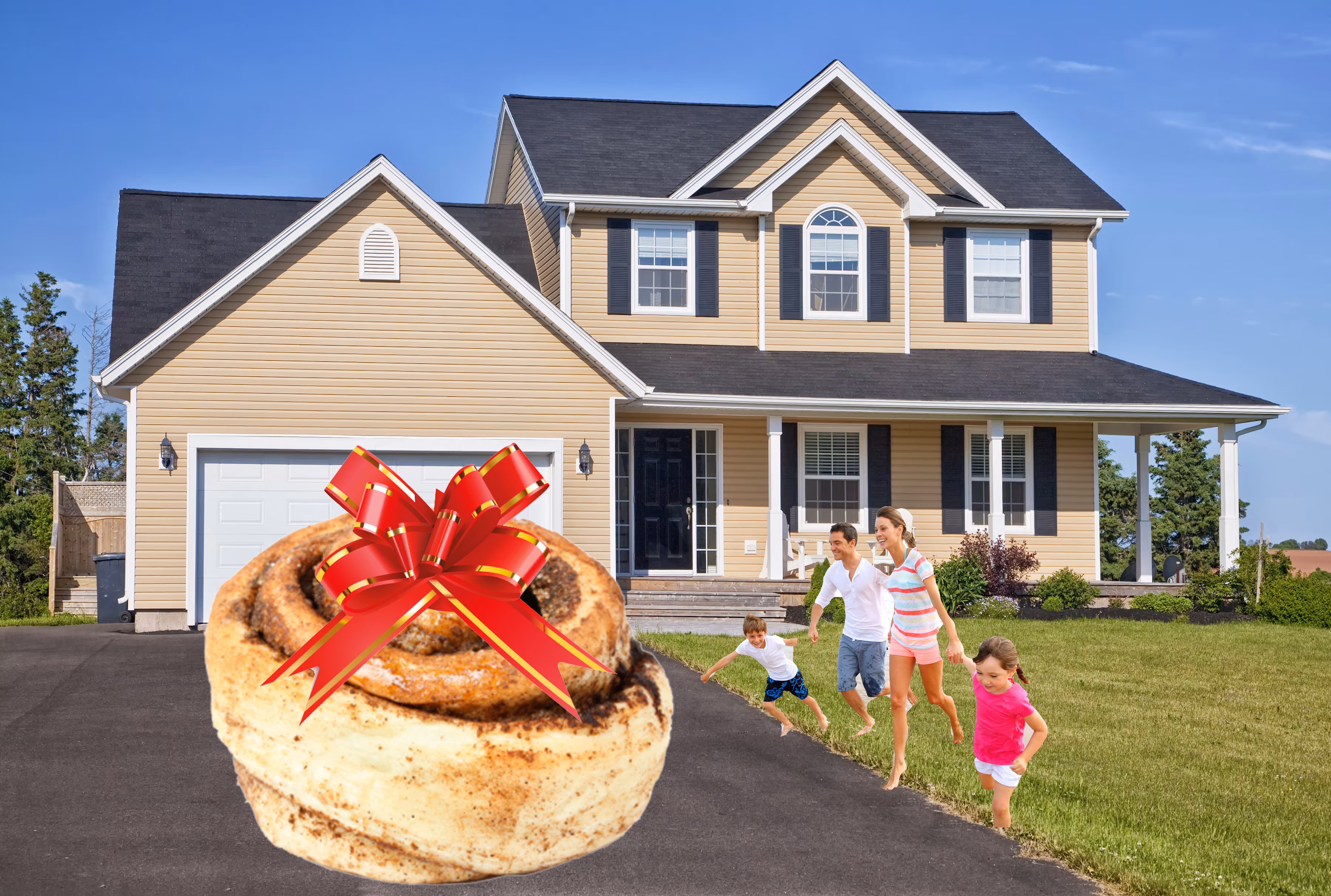 Car-Sized Cinnamon Roll Presented as a Gift, 2021