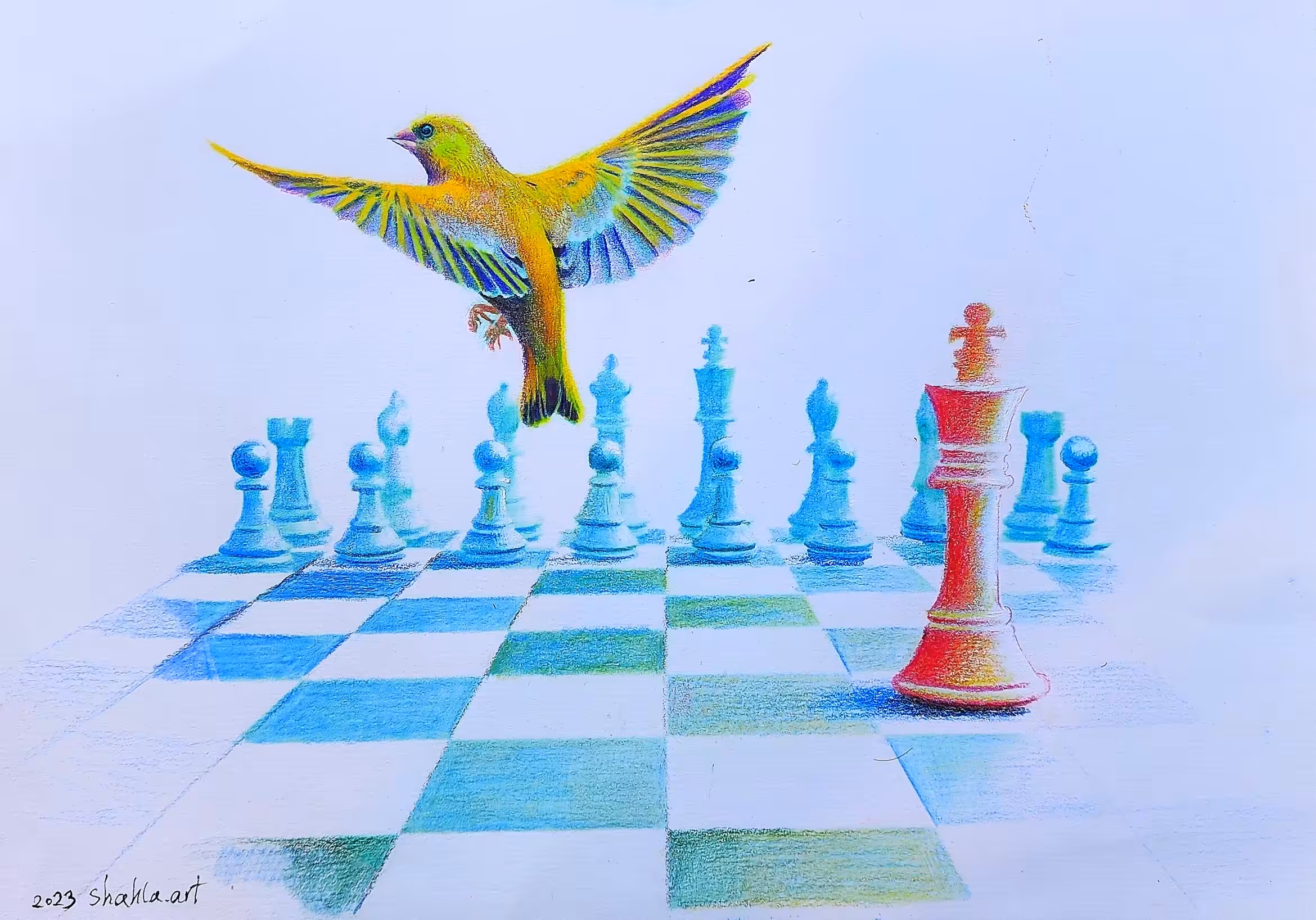 The lonely King 