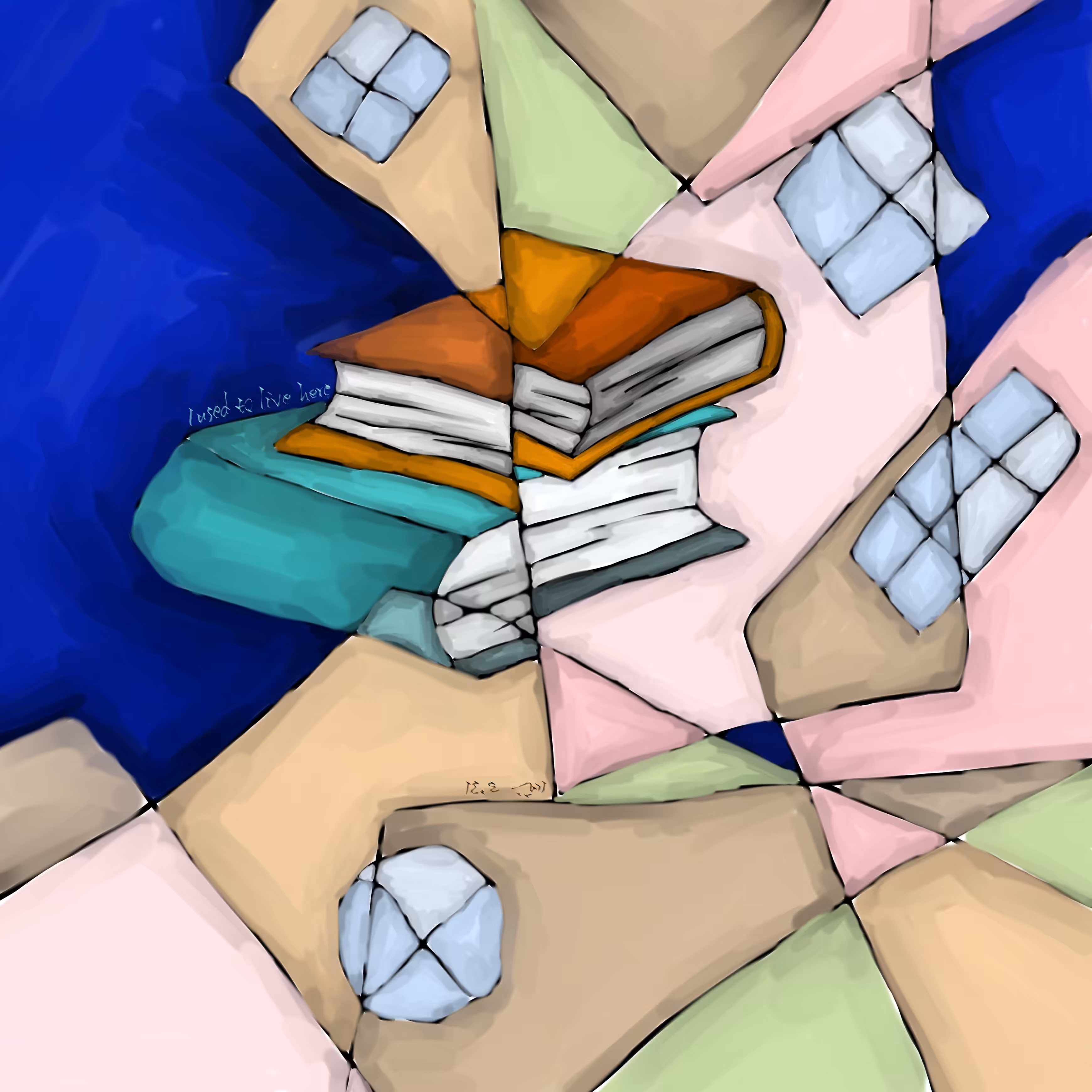 Poetry Books Under the Rubble