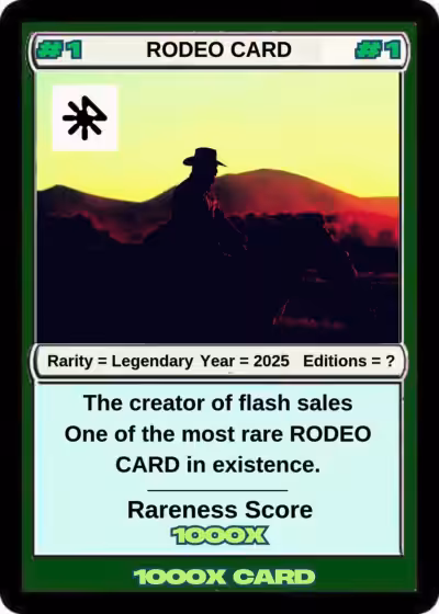 RODEO CARD #1