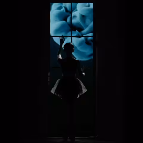 Trapped in blue
