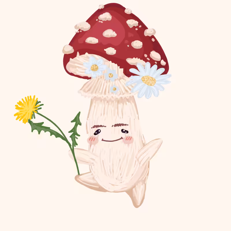 Cute Mushrooms Forest Guys #21