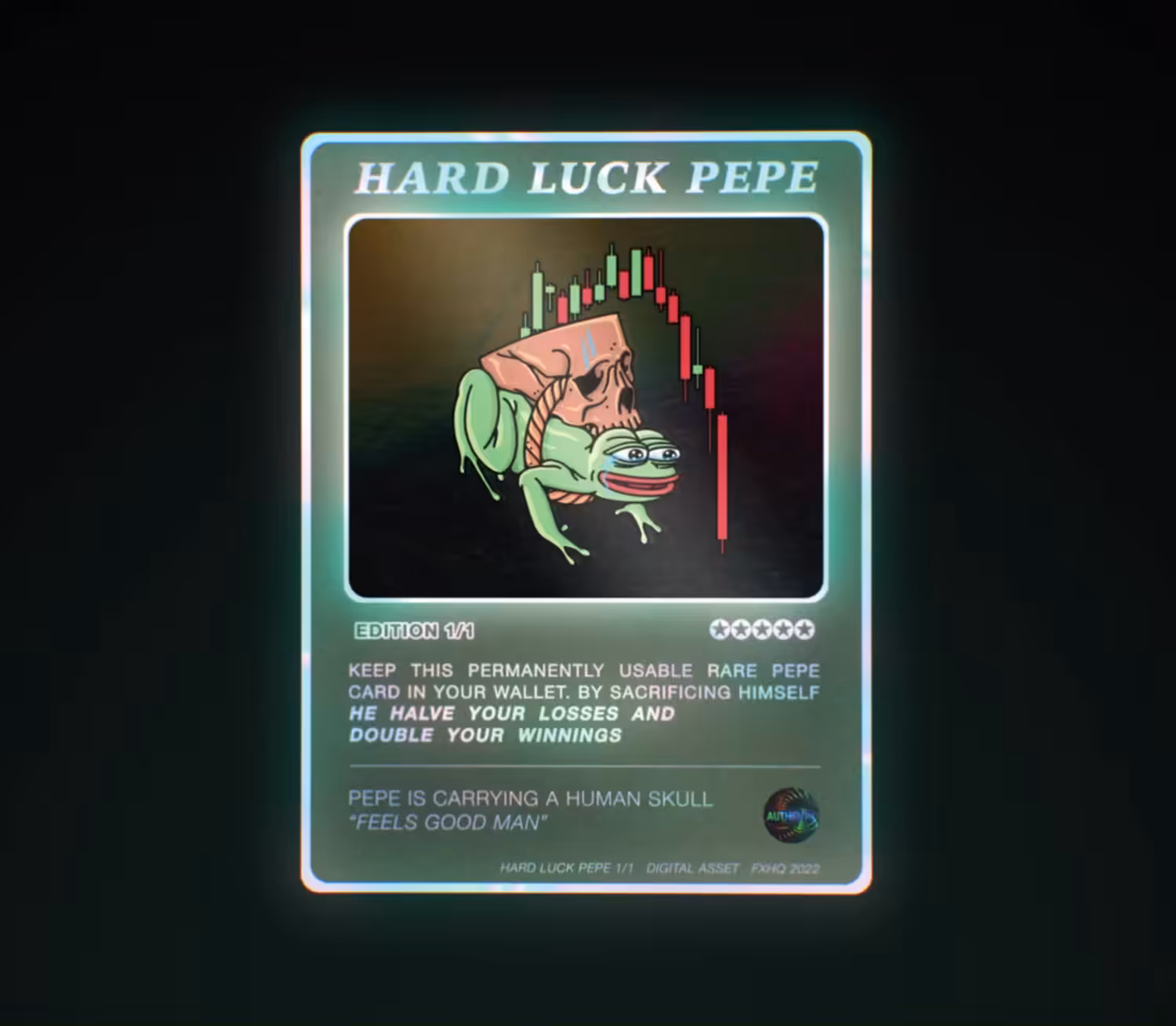Hard Luck Pepe - Card