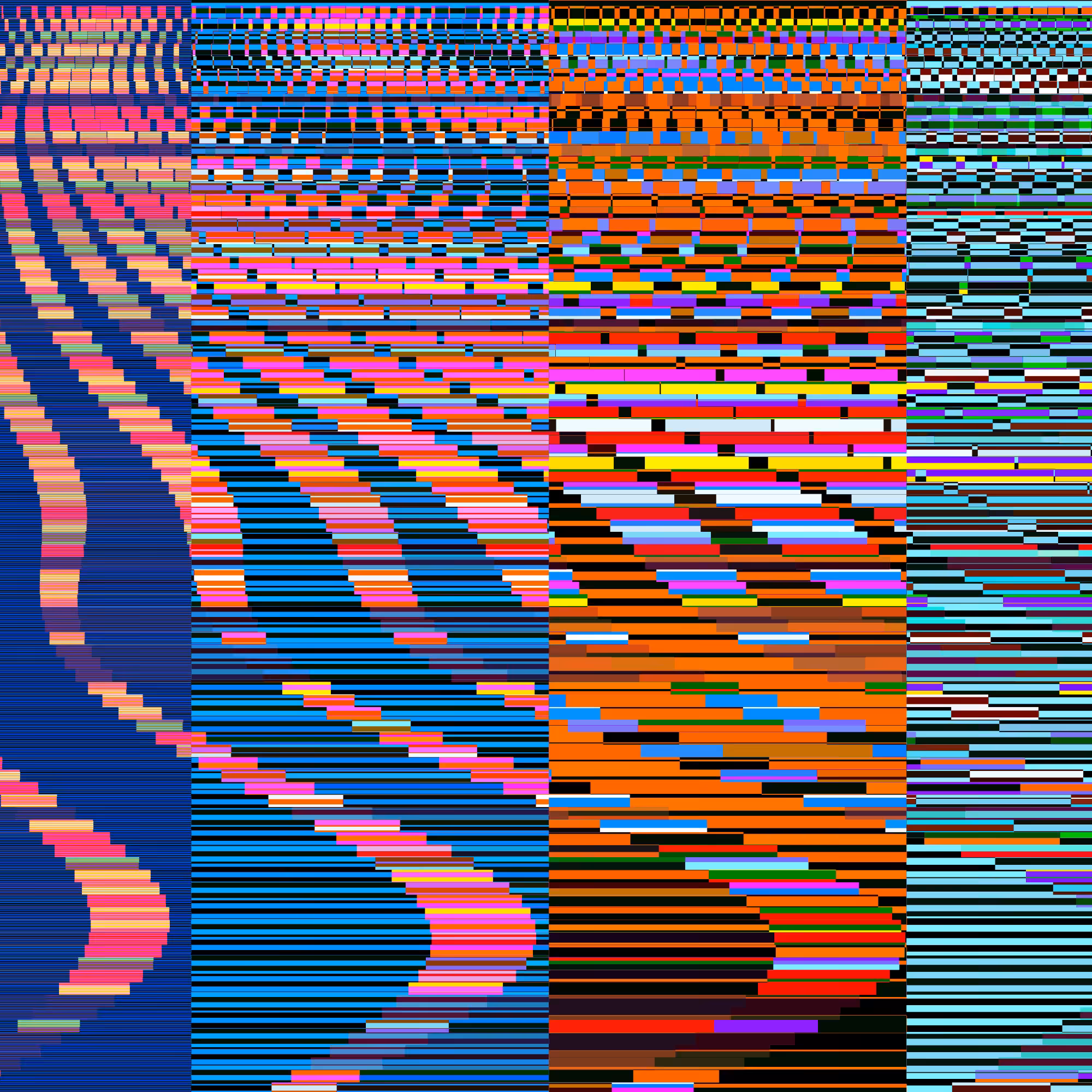 Glitchometry Stripes #77