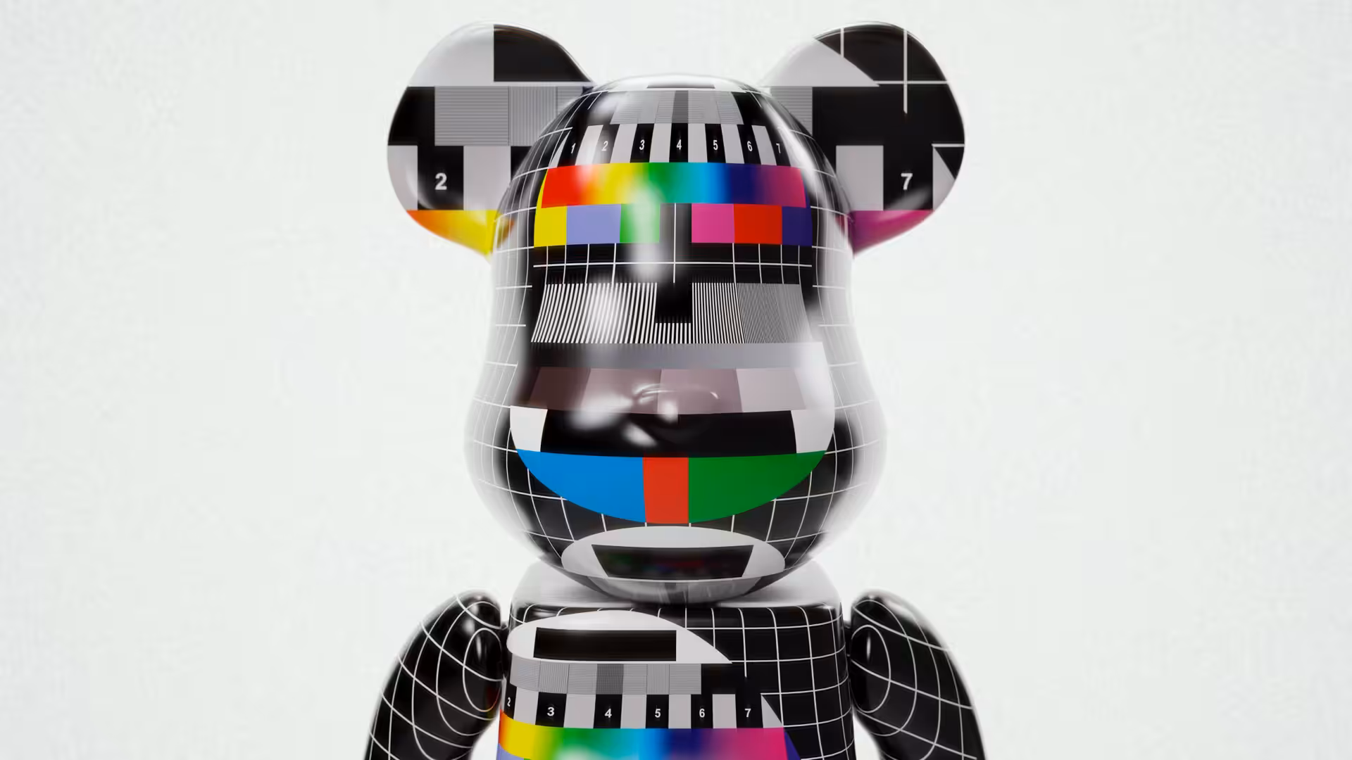 Series 2 - Get your colors right Monoscope Be@rbrick