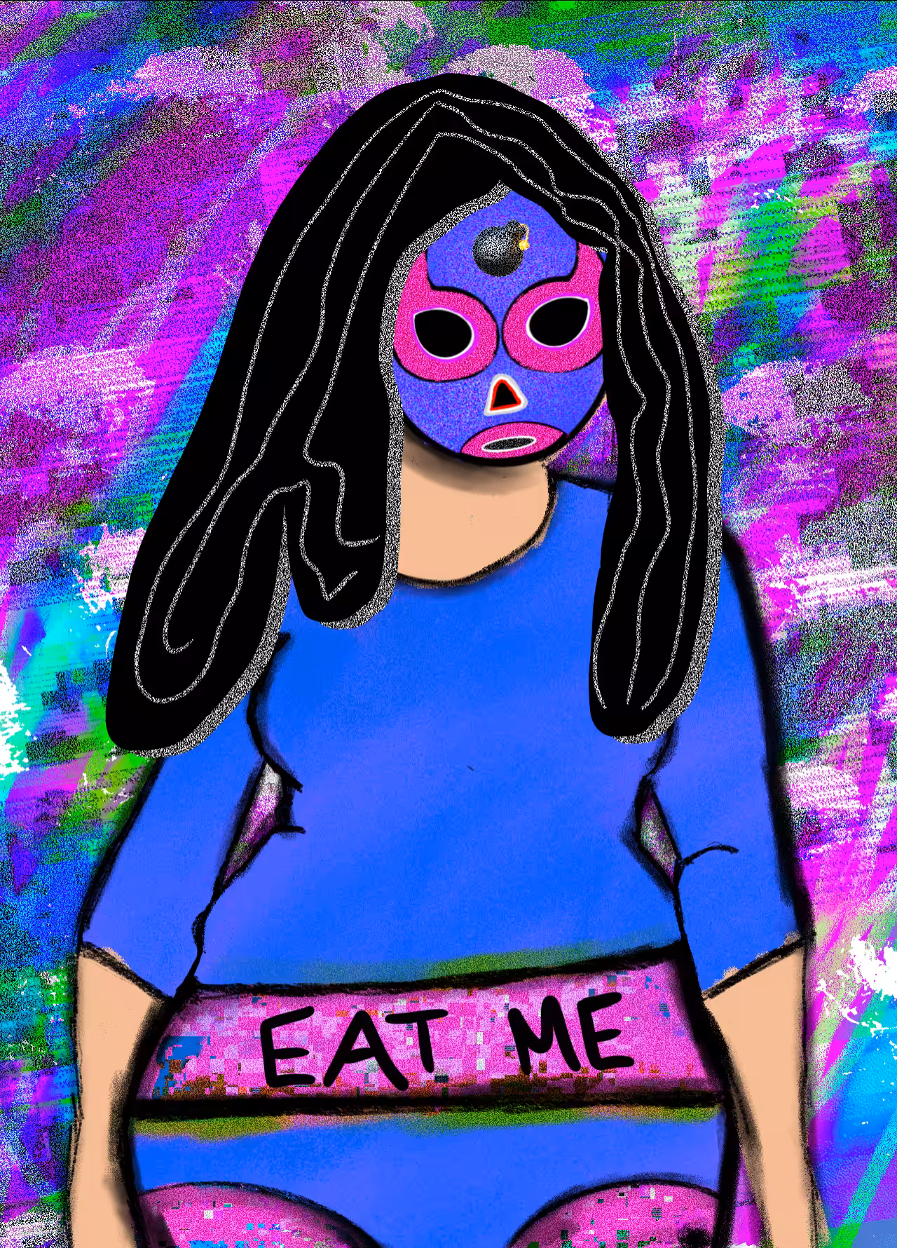 NFT luchadora #84