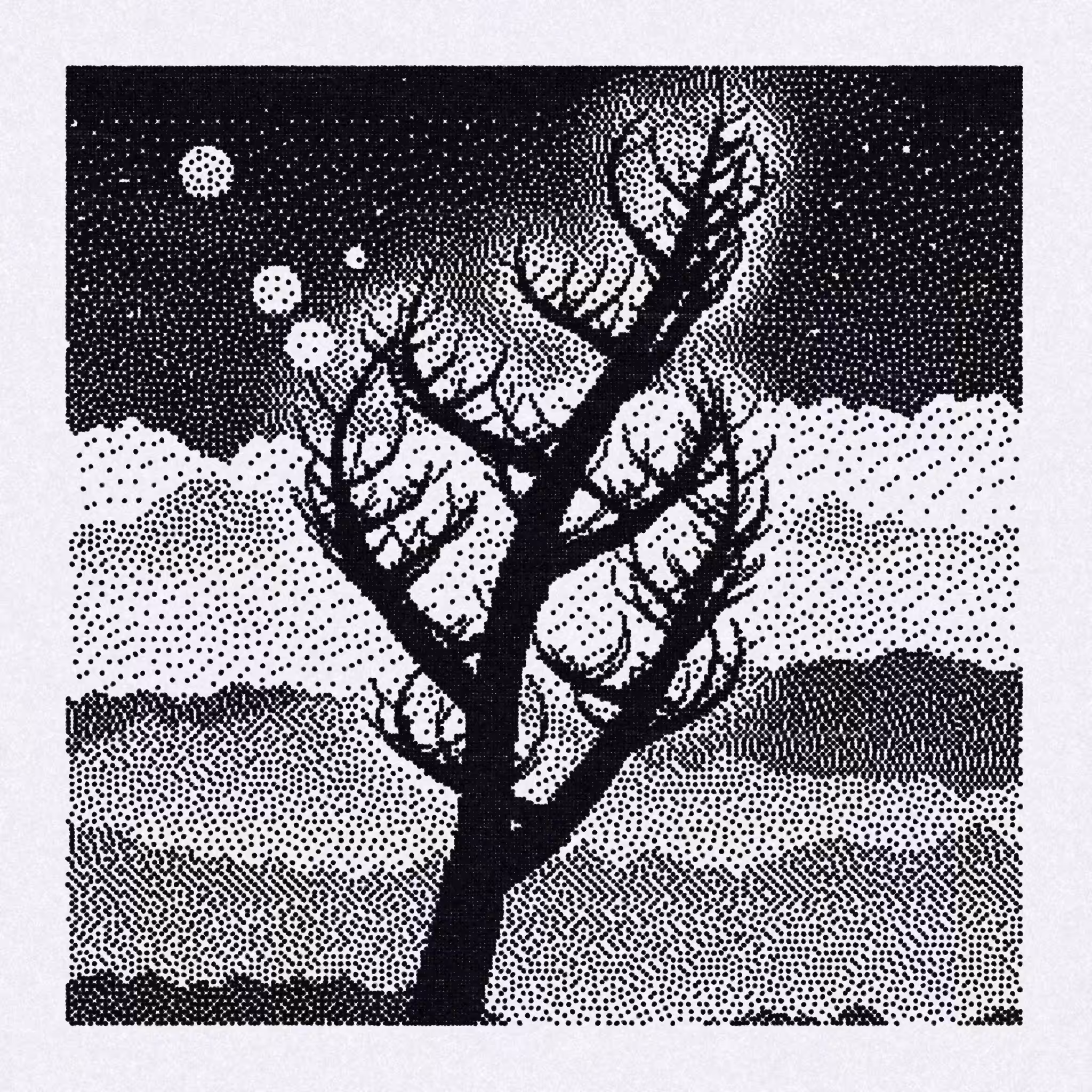 Dithered Branches #92