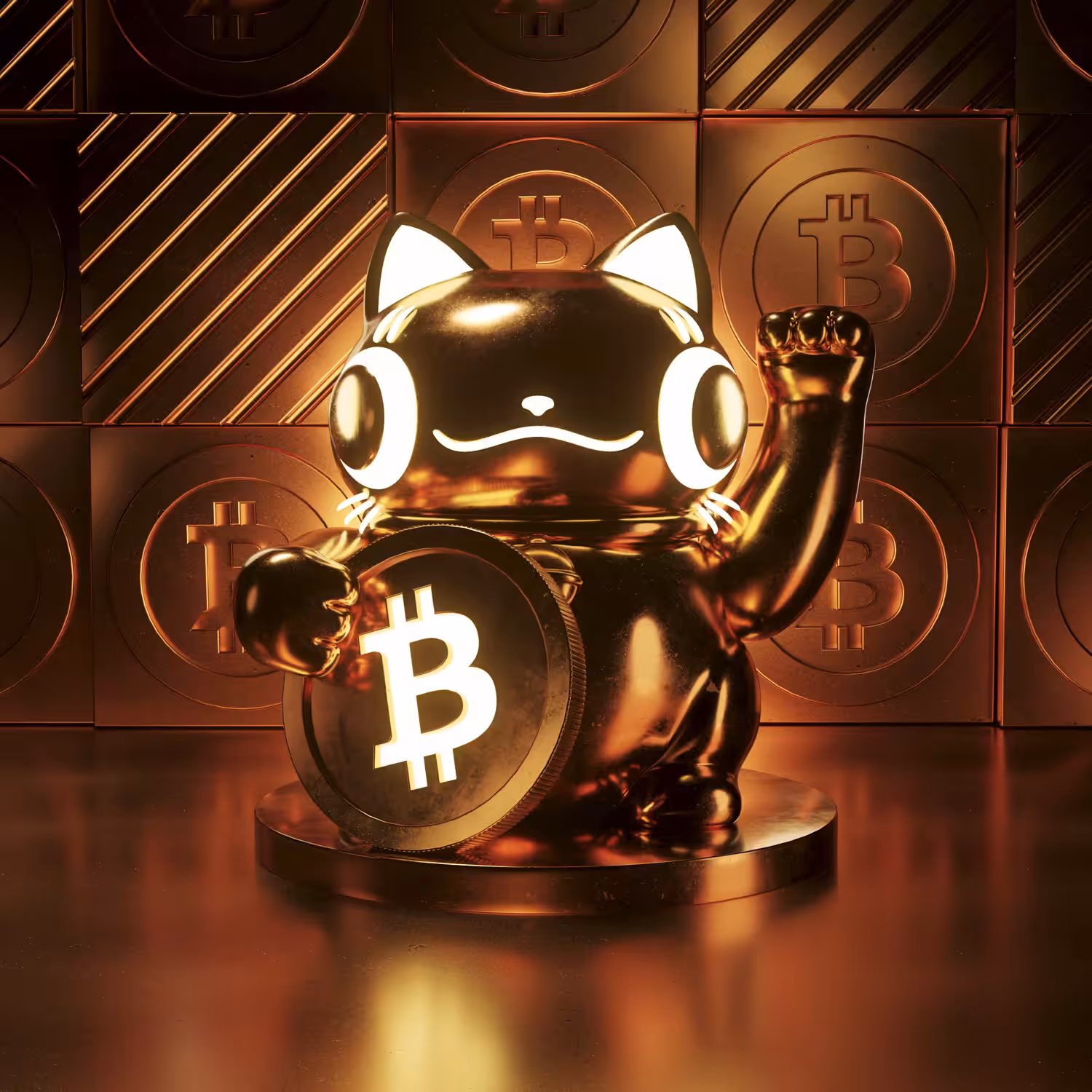 Maneki-Neko BITCOIN (ビットコイン) 
