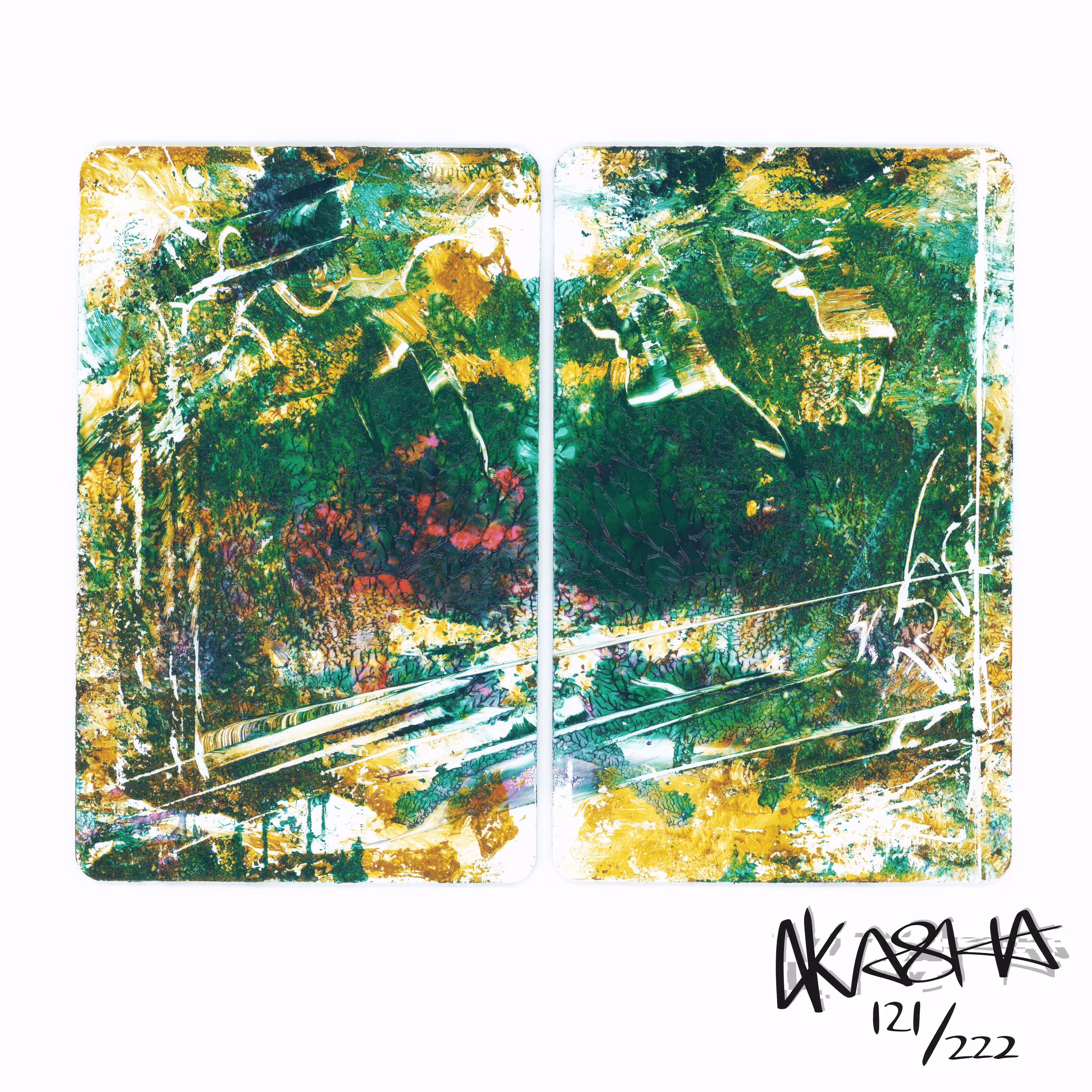 Micro Diptych II: Japanese Tea Garden