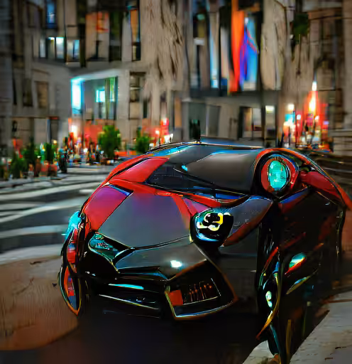 #129/4999 Metadimensional Art - My Fourth Lambo