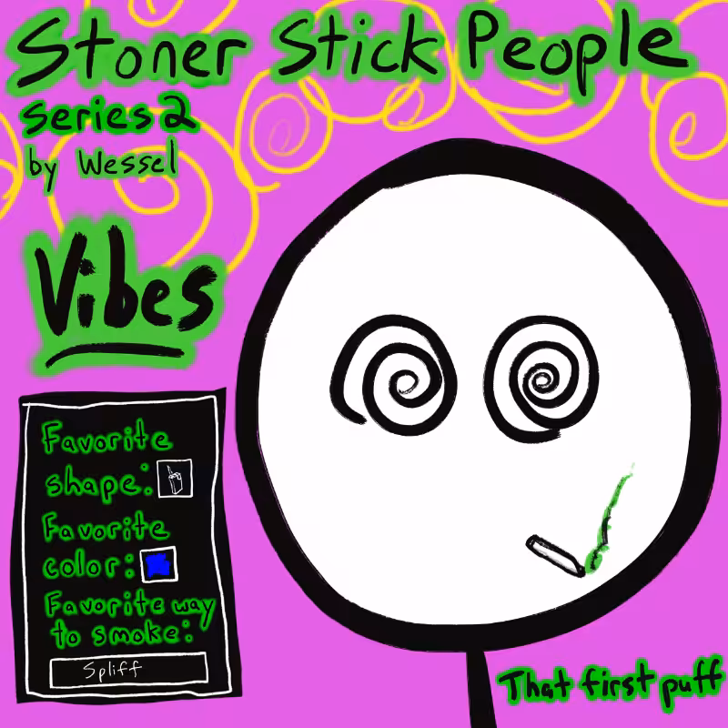 Stoner Stick People Series 2 #19