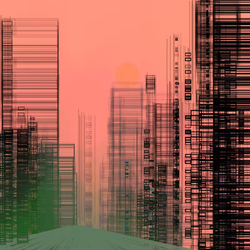 Contemporary building sketches #108