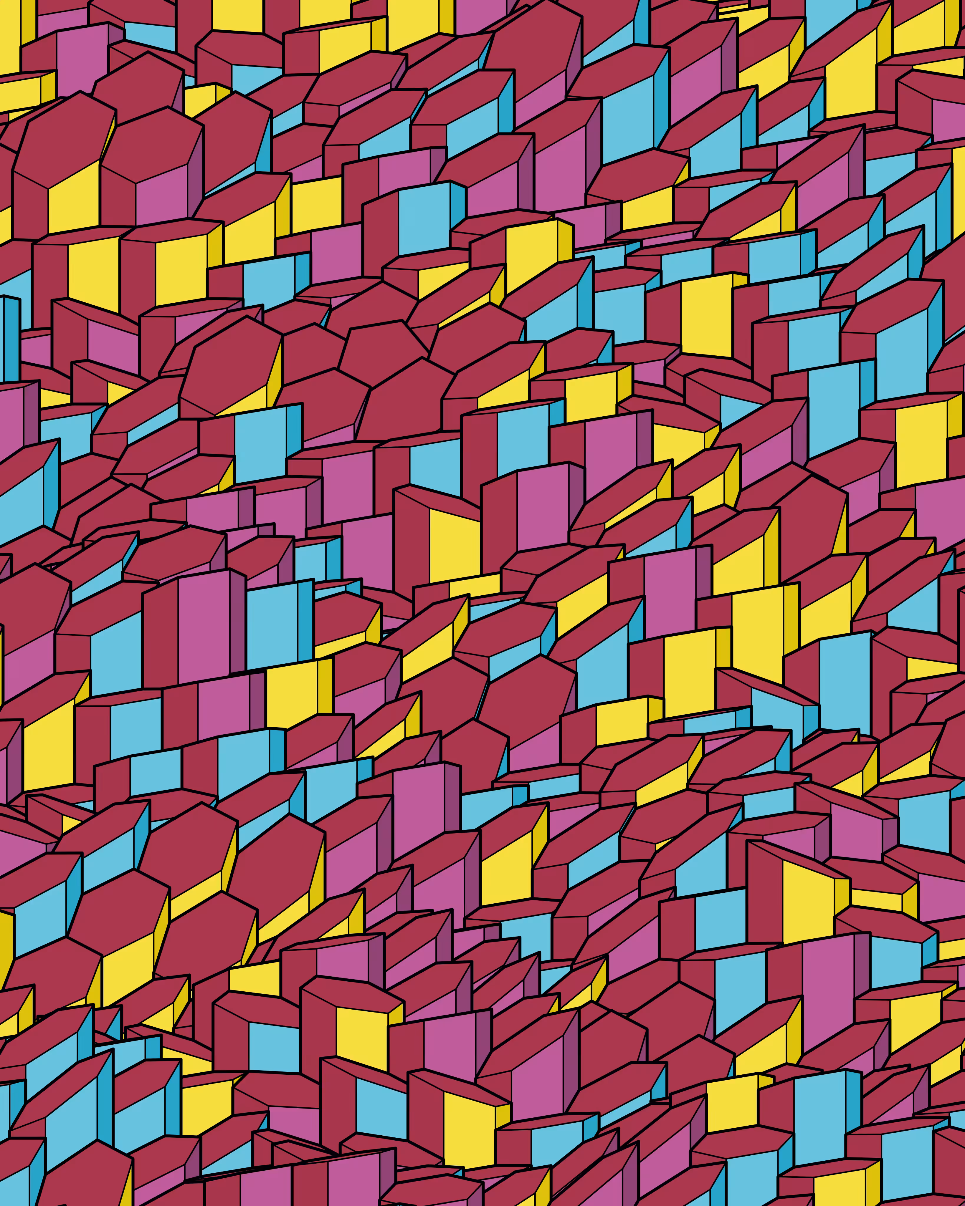 Hexagones Landscape #172
