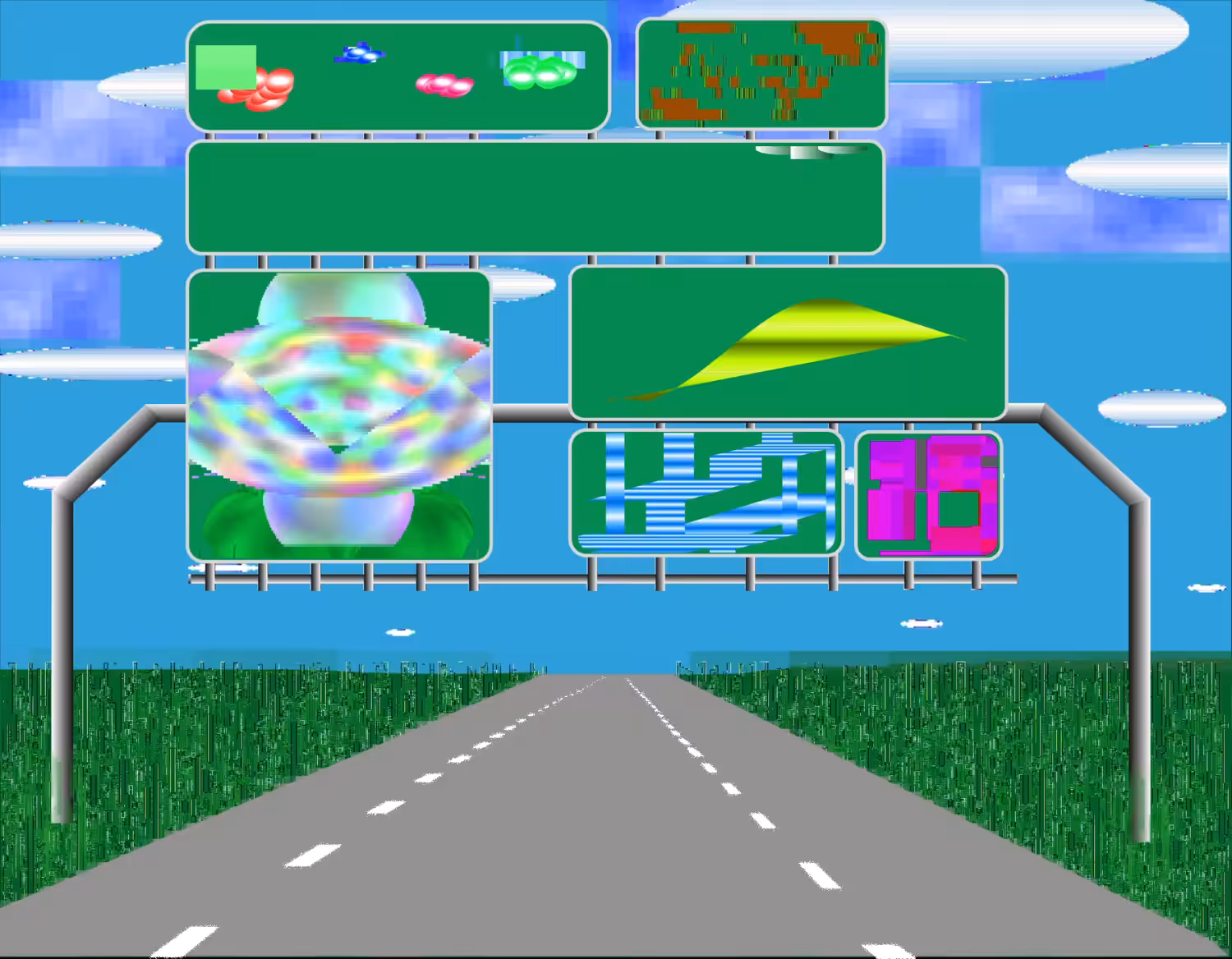 art as traffic signs