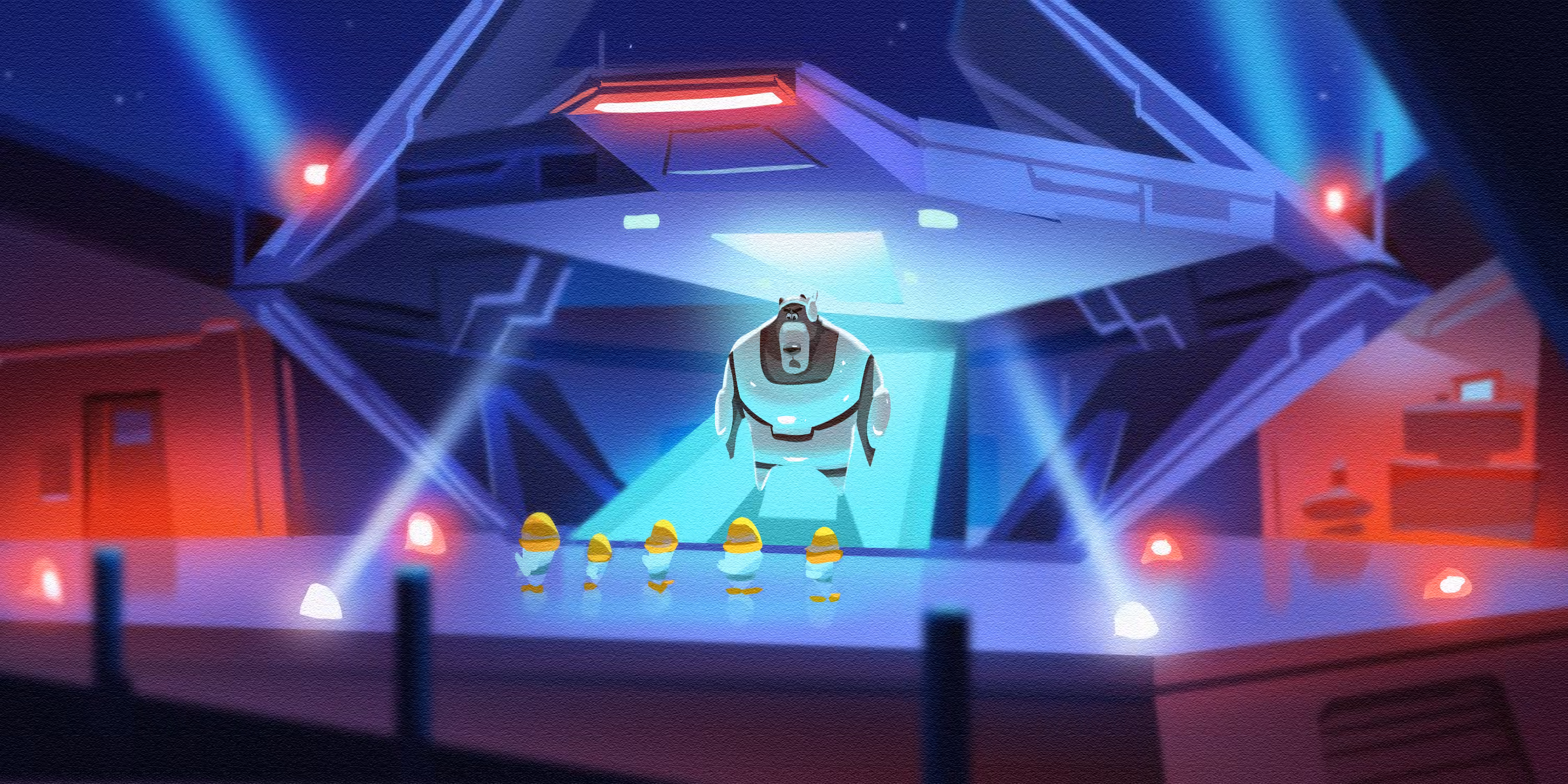 Mummy Bear and 7 Ducks - Are you ready?!