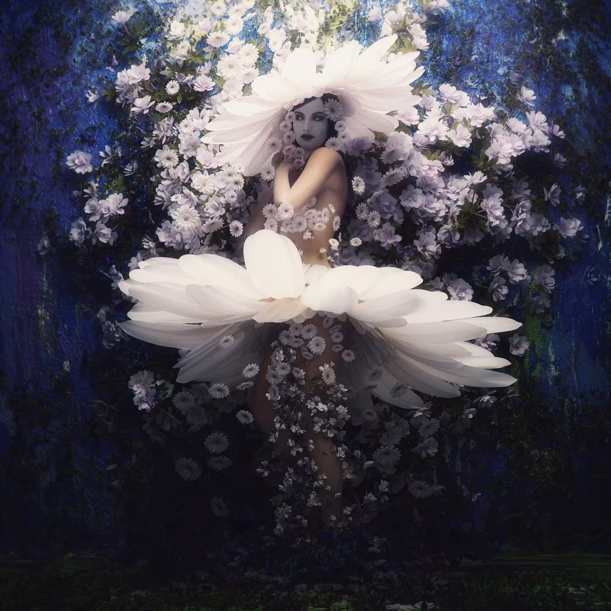 Blue Flower Goddess 