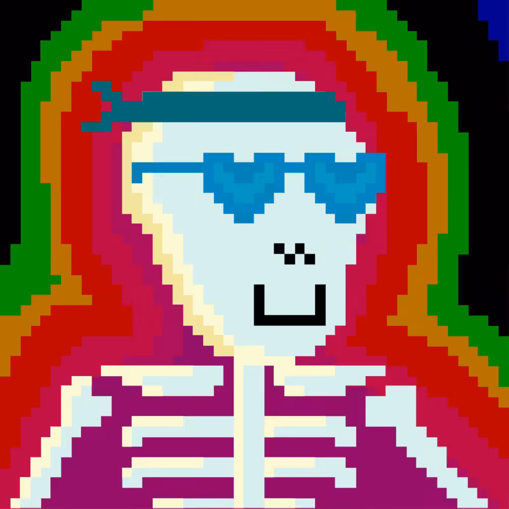 PIXEL SKULLETTI 1 #198