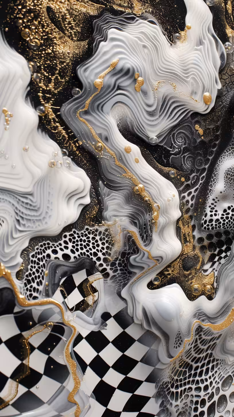 Opulent Oscillations: We see chaos and beauty entwine in lifes complex dance