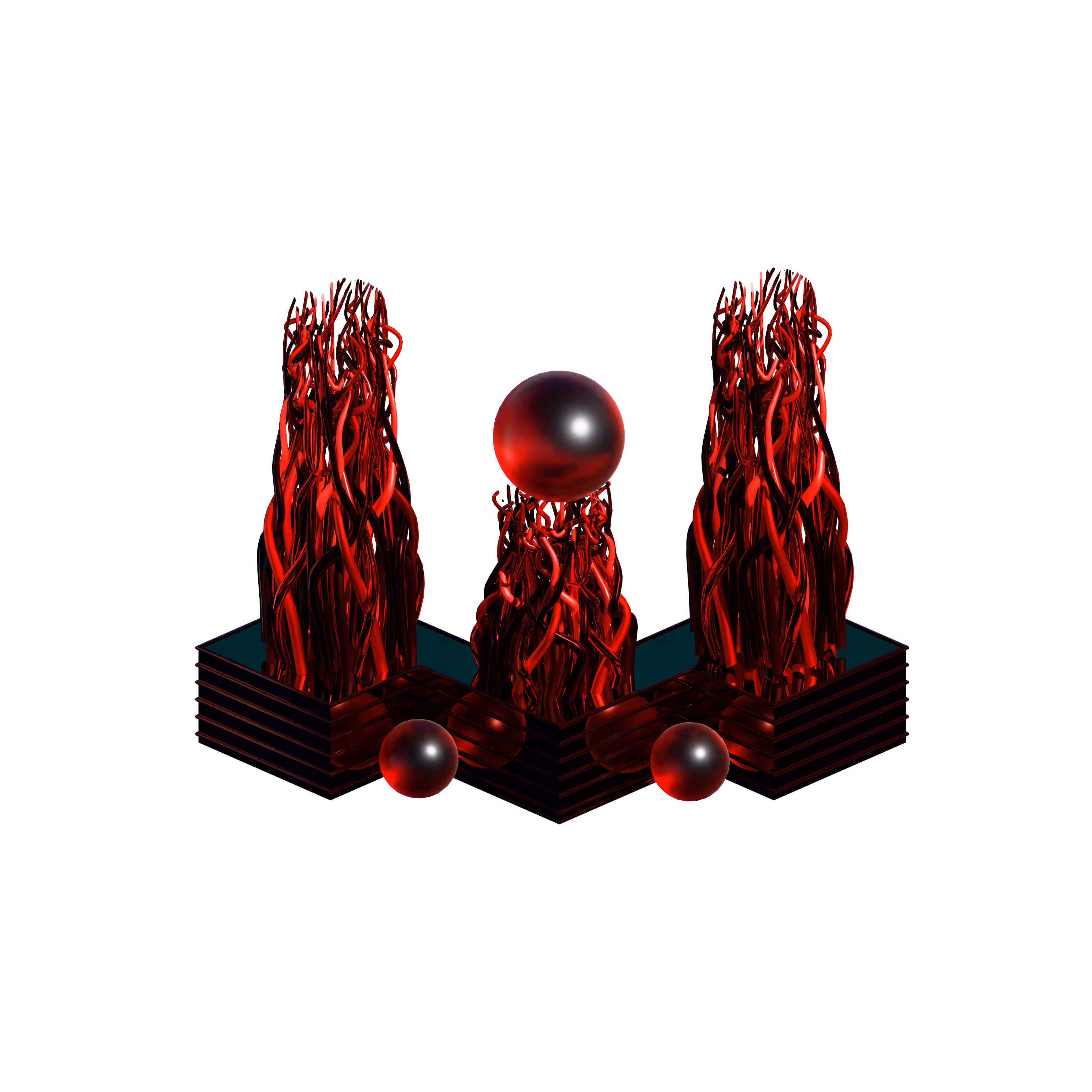 DFW Design: 0FF_with_his_head Red