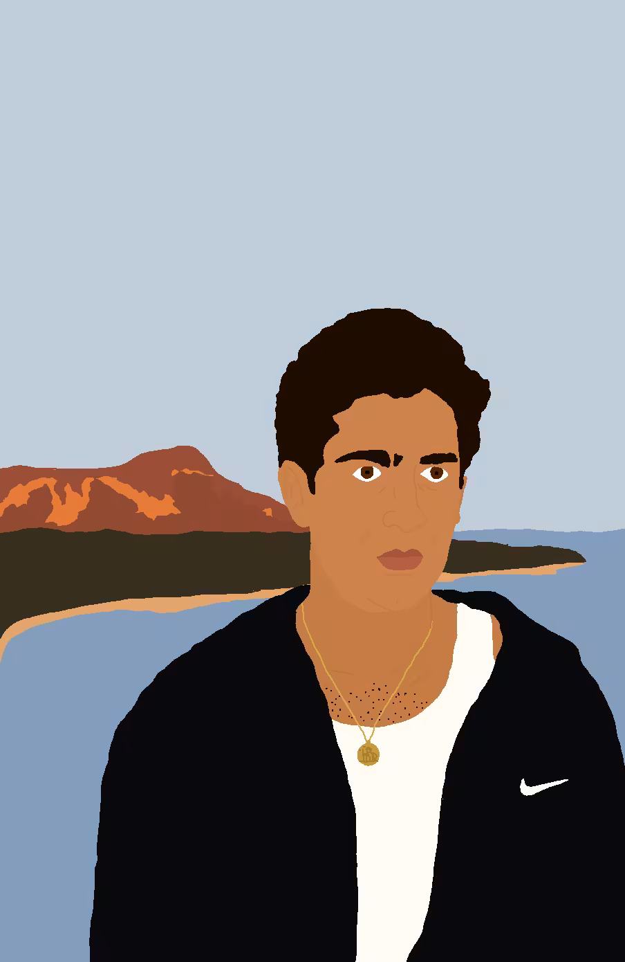 Portrait of Christopher Moltisanti at Honolulu