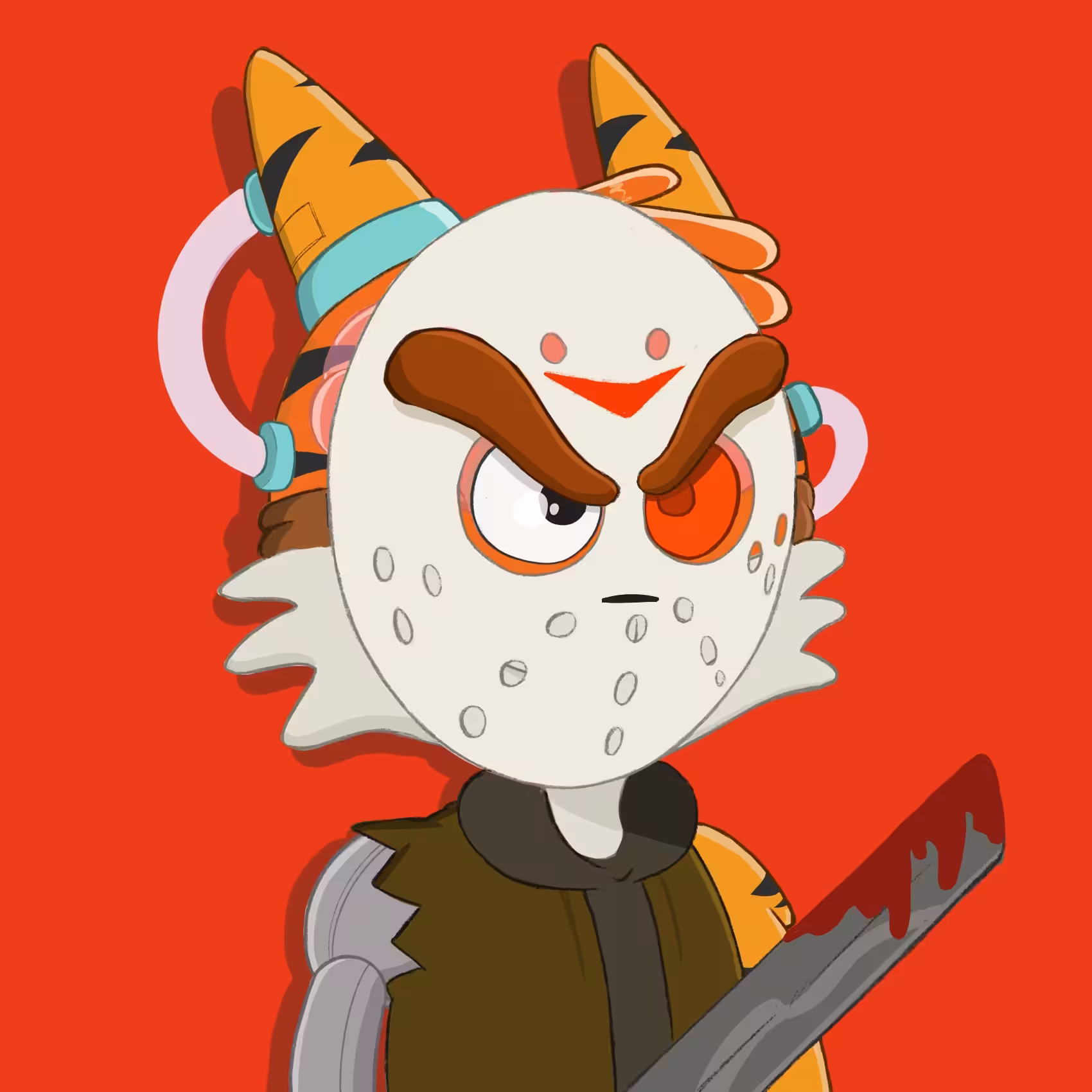 Cloned Cranium Cat Club SLASH1