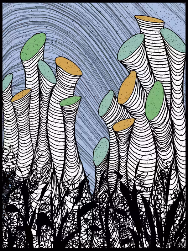 Play with lines #zentangle #66