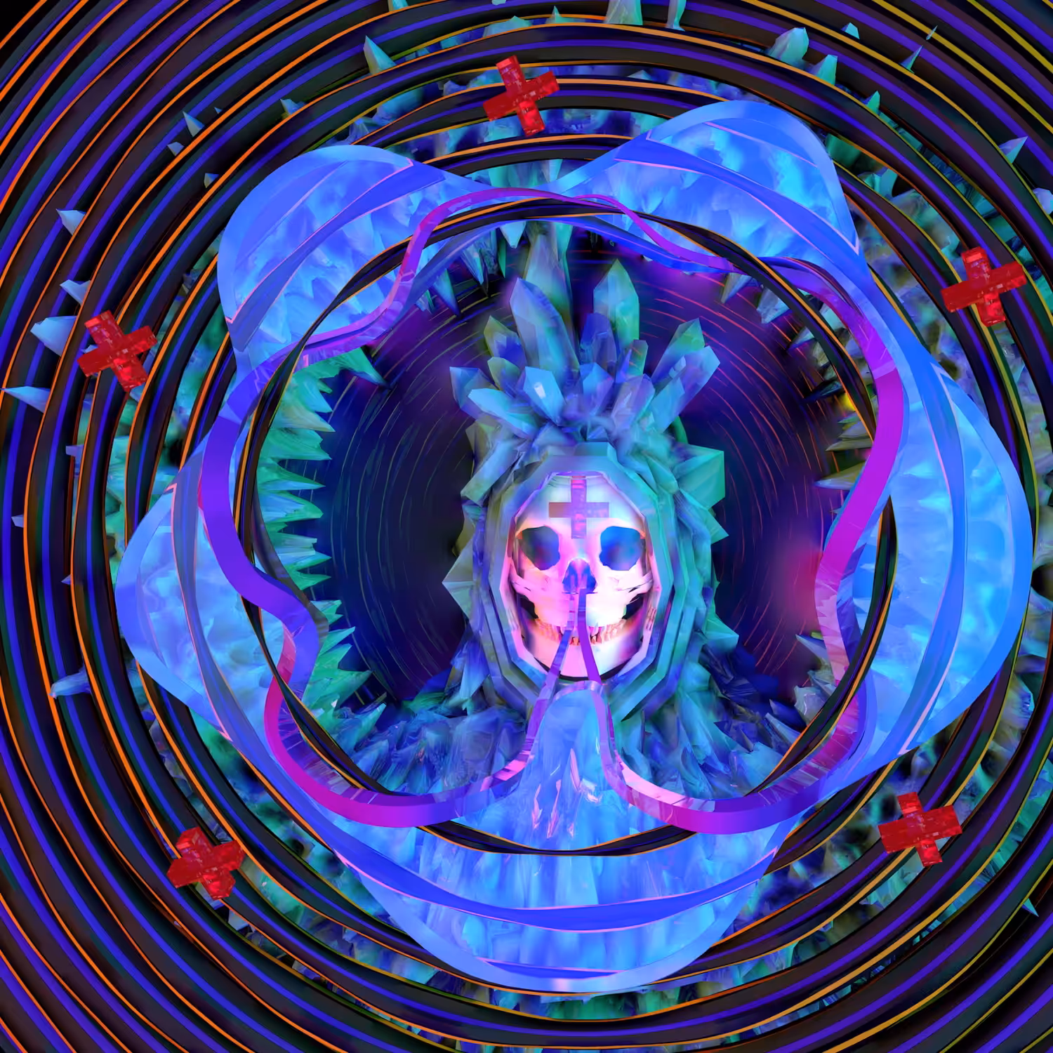 Crystal Portal Skull