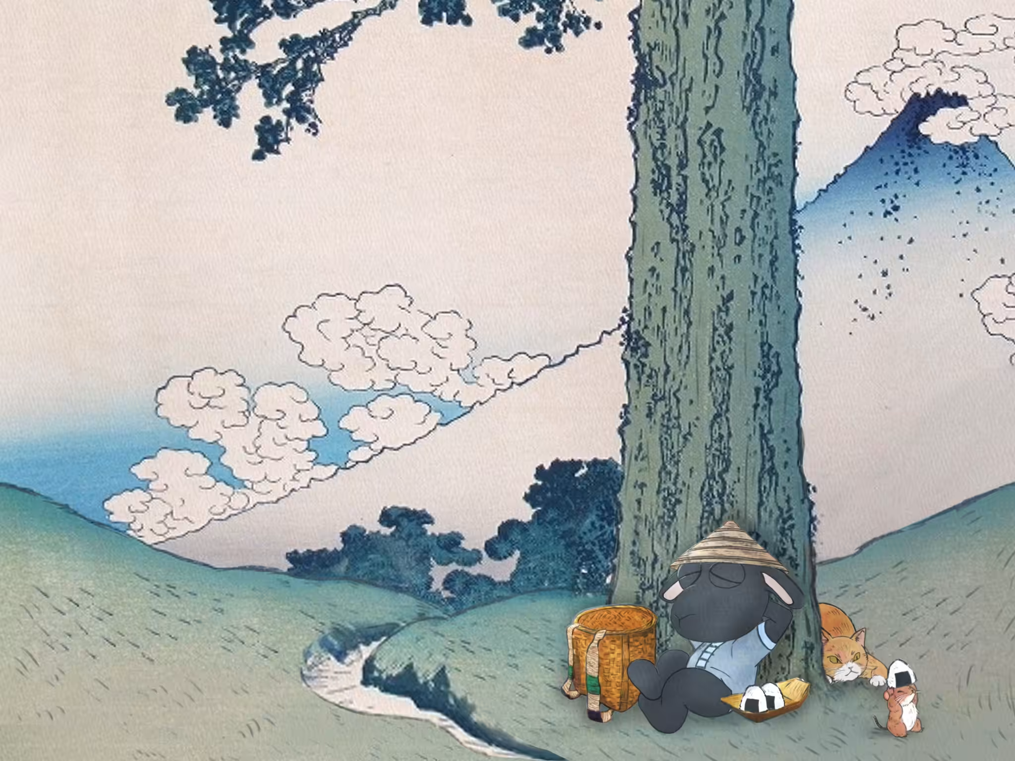 Sheep～Ukiyo-e collaboration illustration～