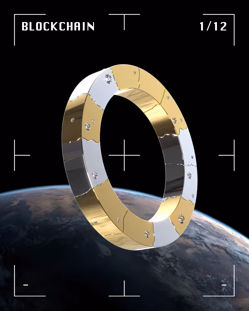 BLOCK 1: NFT + Physical 18K gold block