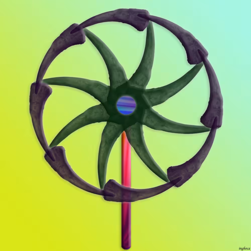 Pinwheel 103 rhino horn