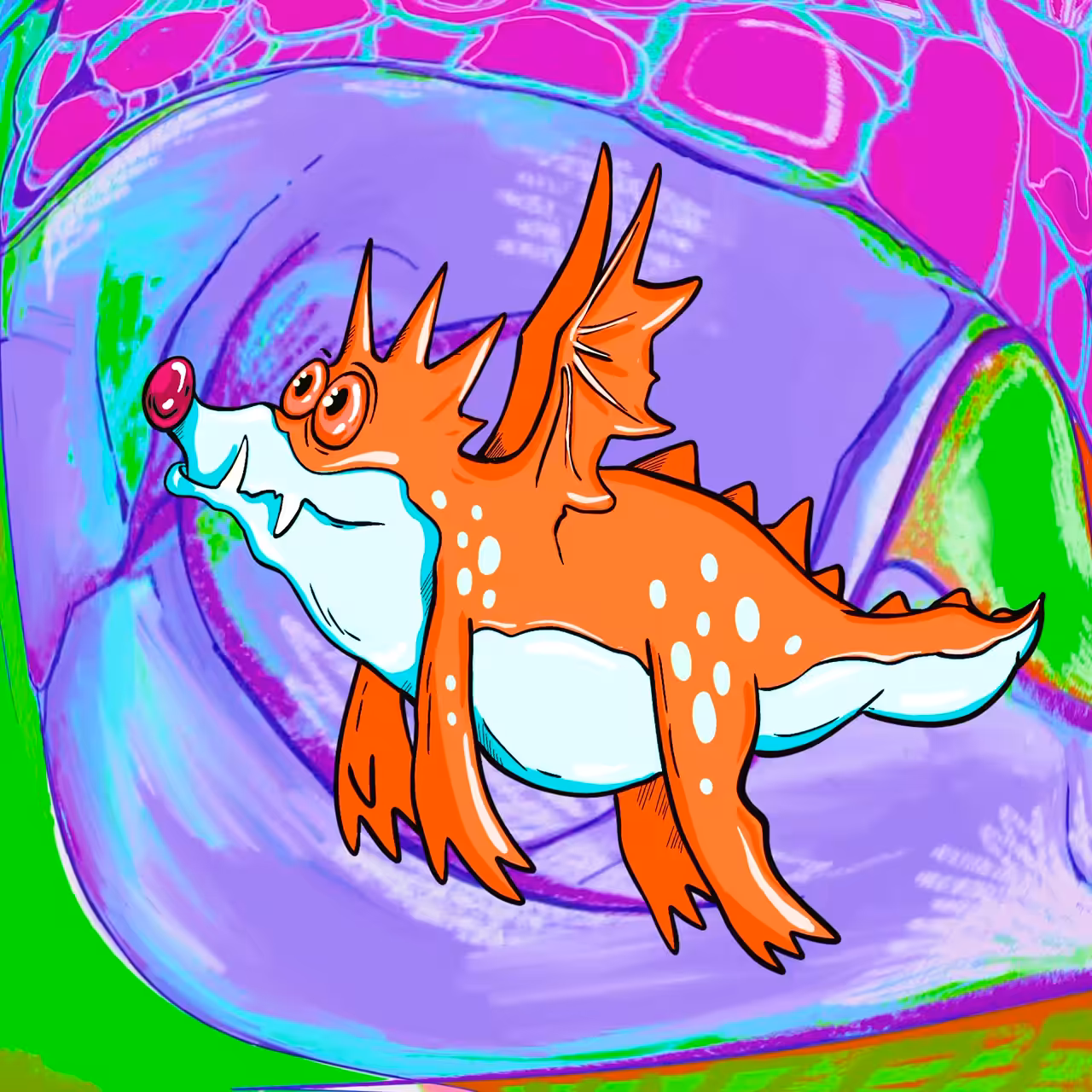 Happy Candy Dragon