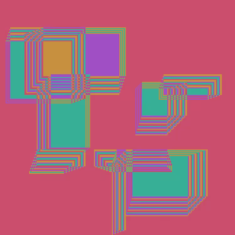 Superimposed Rectangles #15