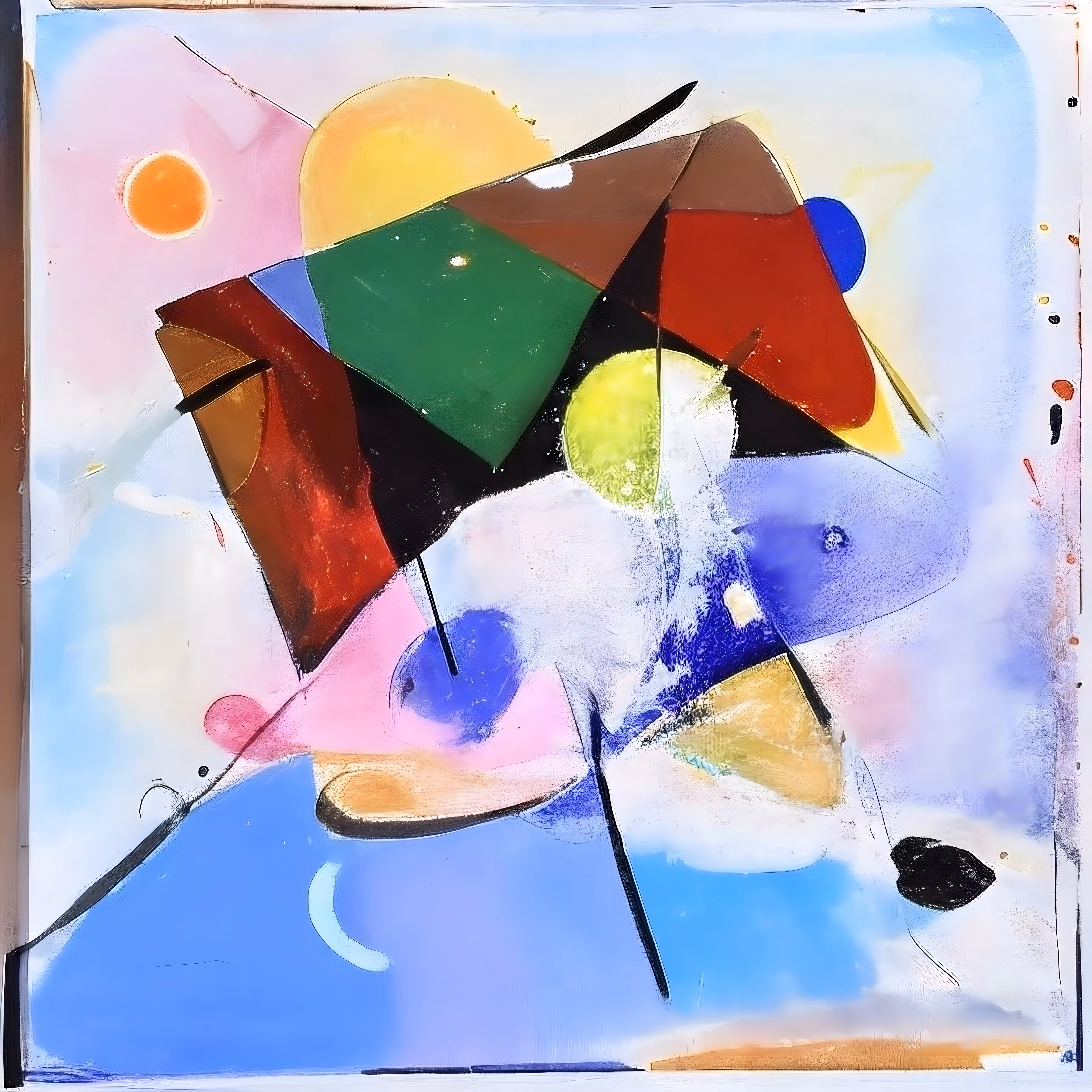 A dance between the organic and the algorithmic: Blurry sight between day and night