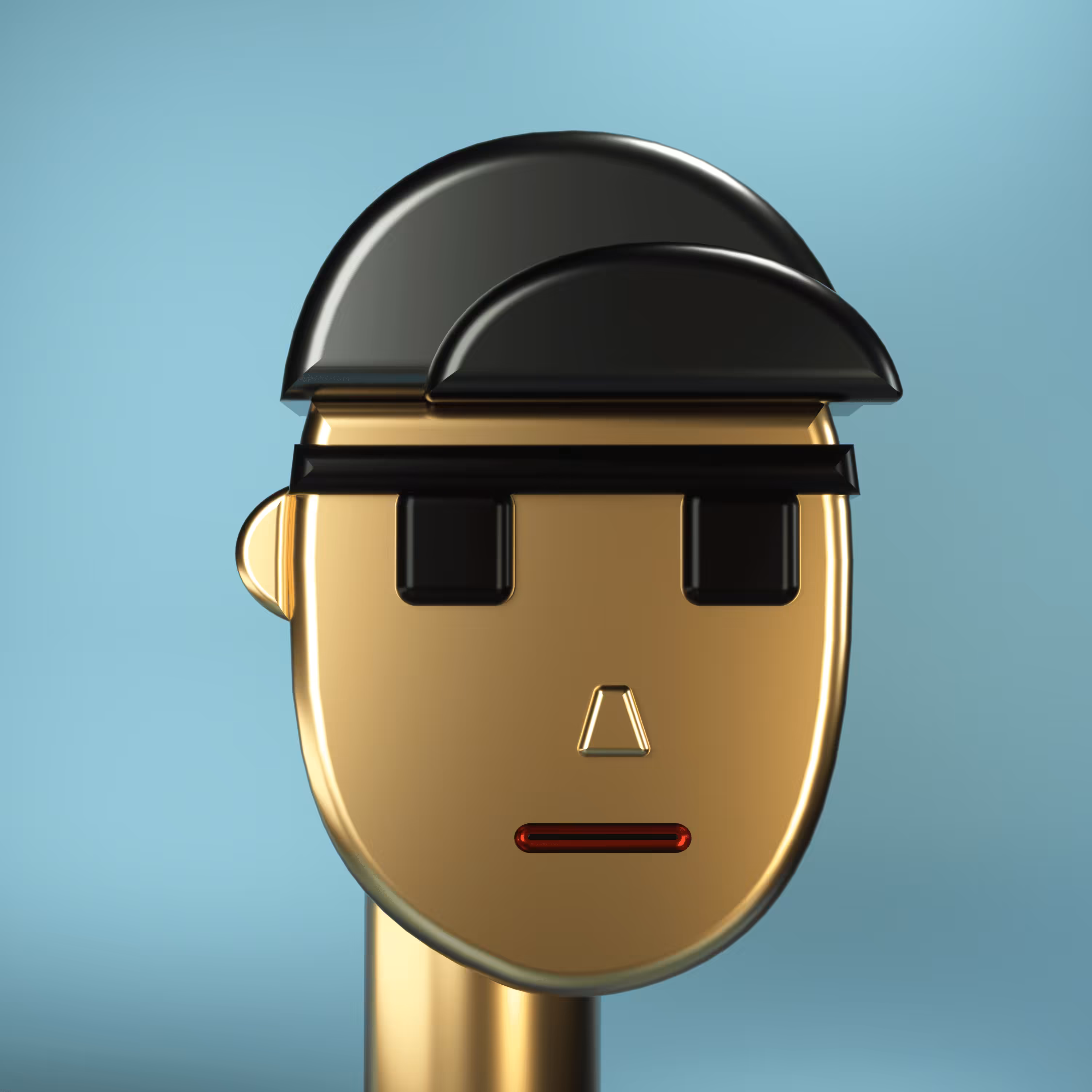 3D Chrome Punk #0345