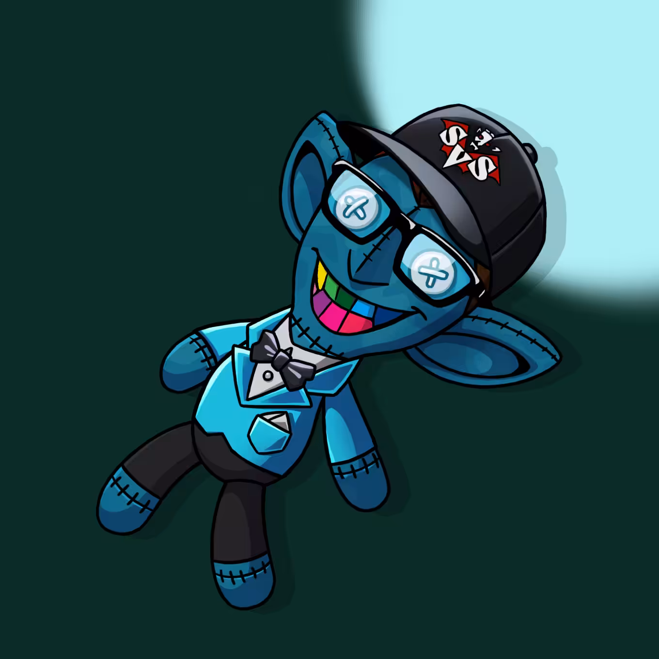 #1429 Sneaky Vampire Teddy