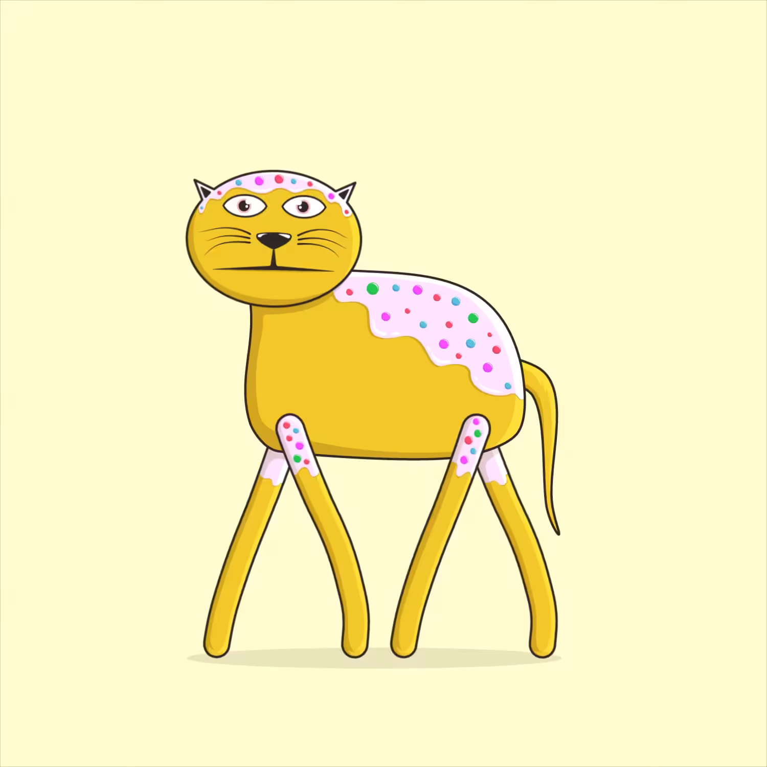 La La Cat_Donut Cat_#4