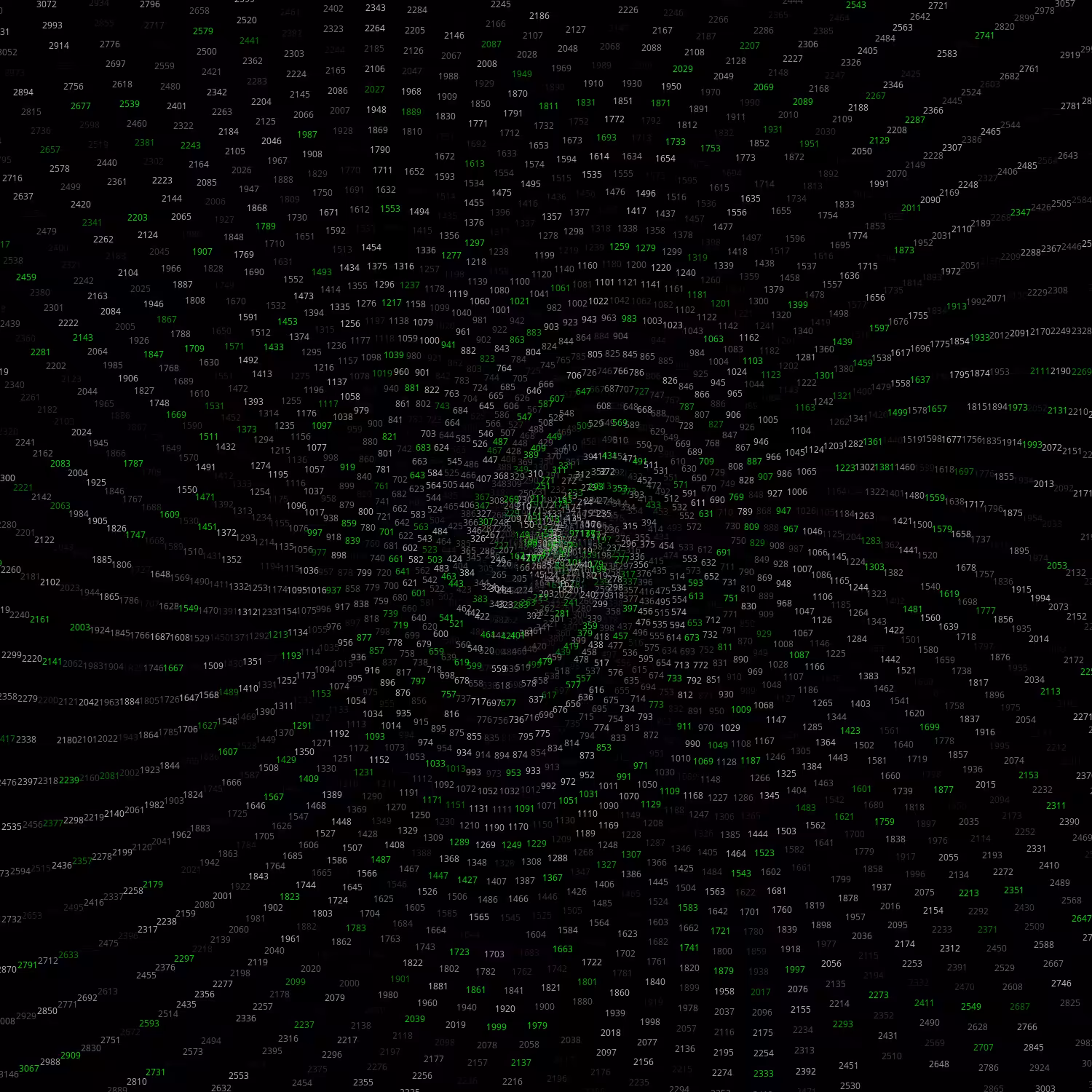 Polar Plot of Numbers #383