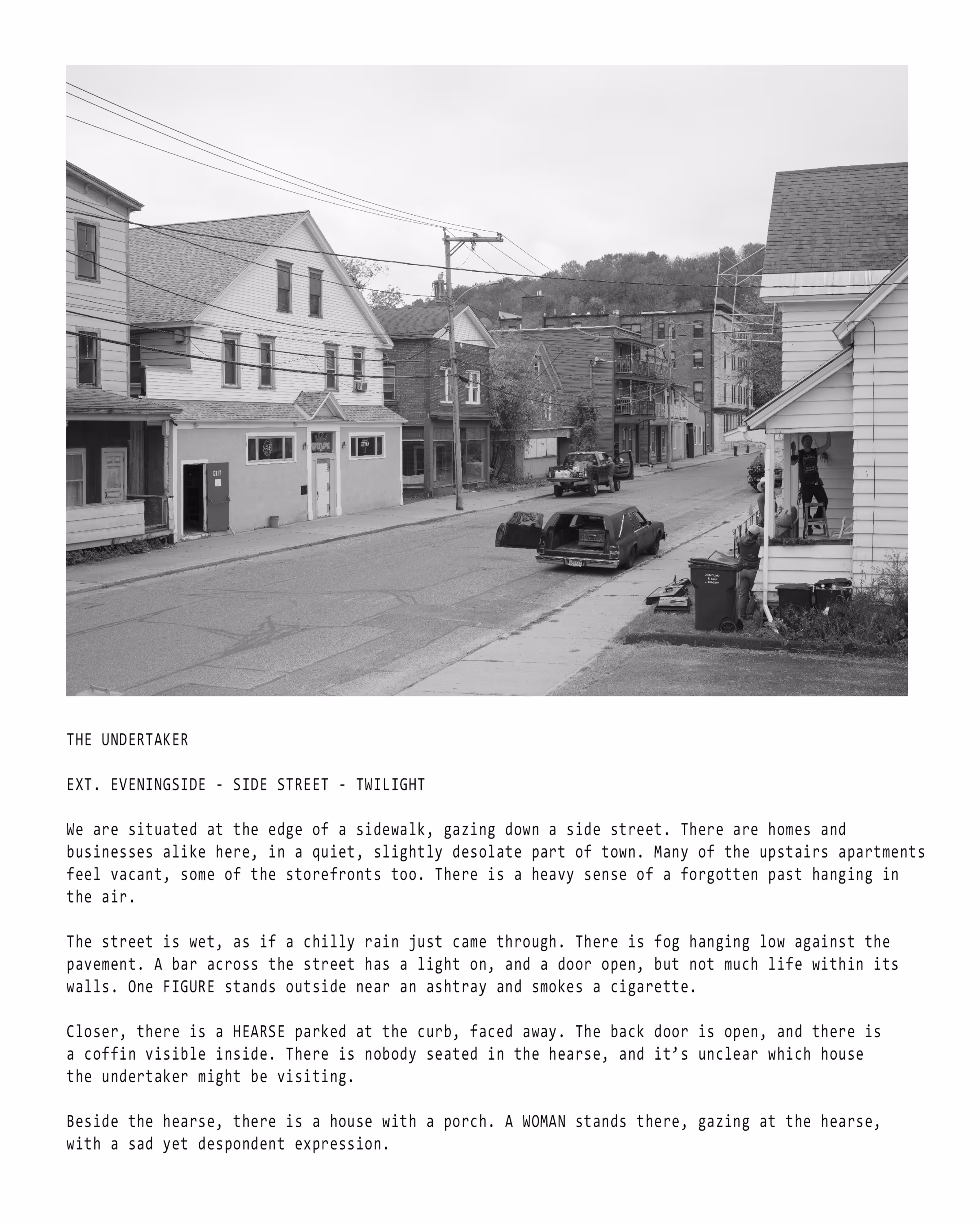 Eveningside [The Undertaker Bundle] Tech Scout Study and Location Description by Juliane Hiam, 2021-2022