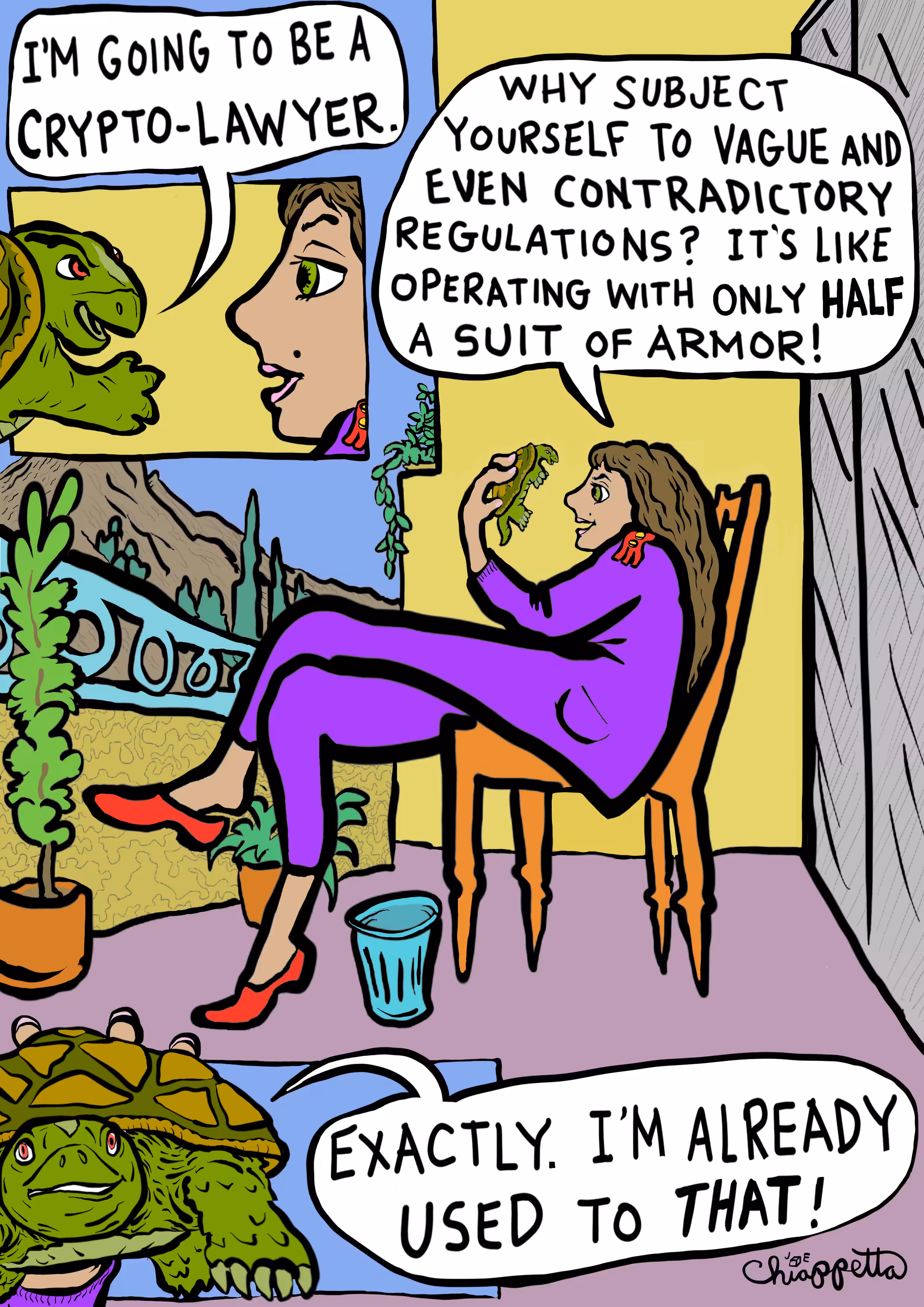 Cali-Crypto-Lawyer in the Half Shell