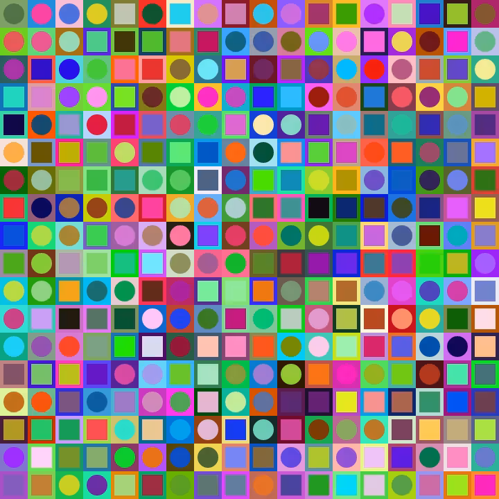 Square Dot Composition #270