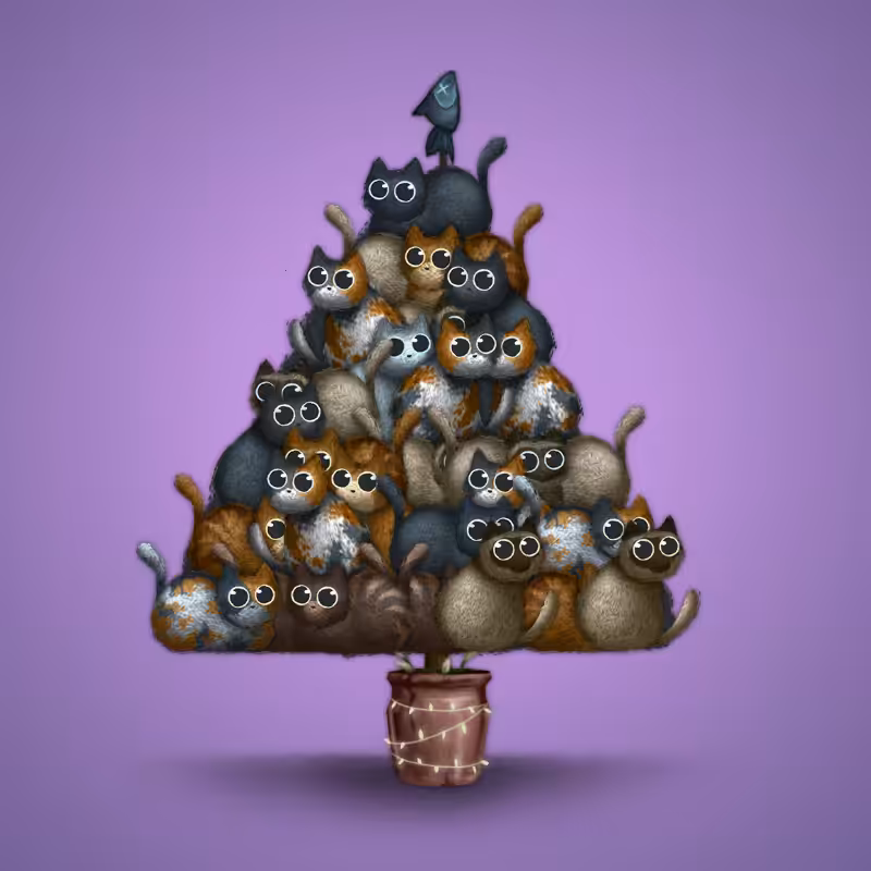Fluffy Christmas Tree #32