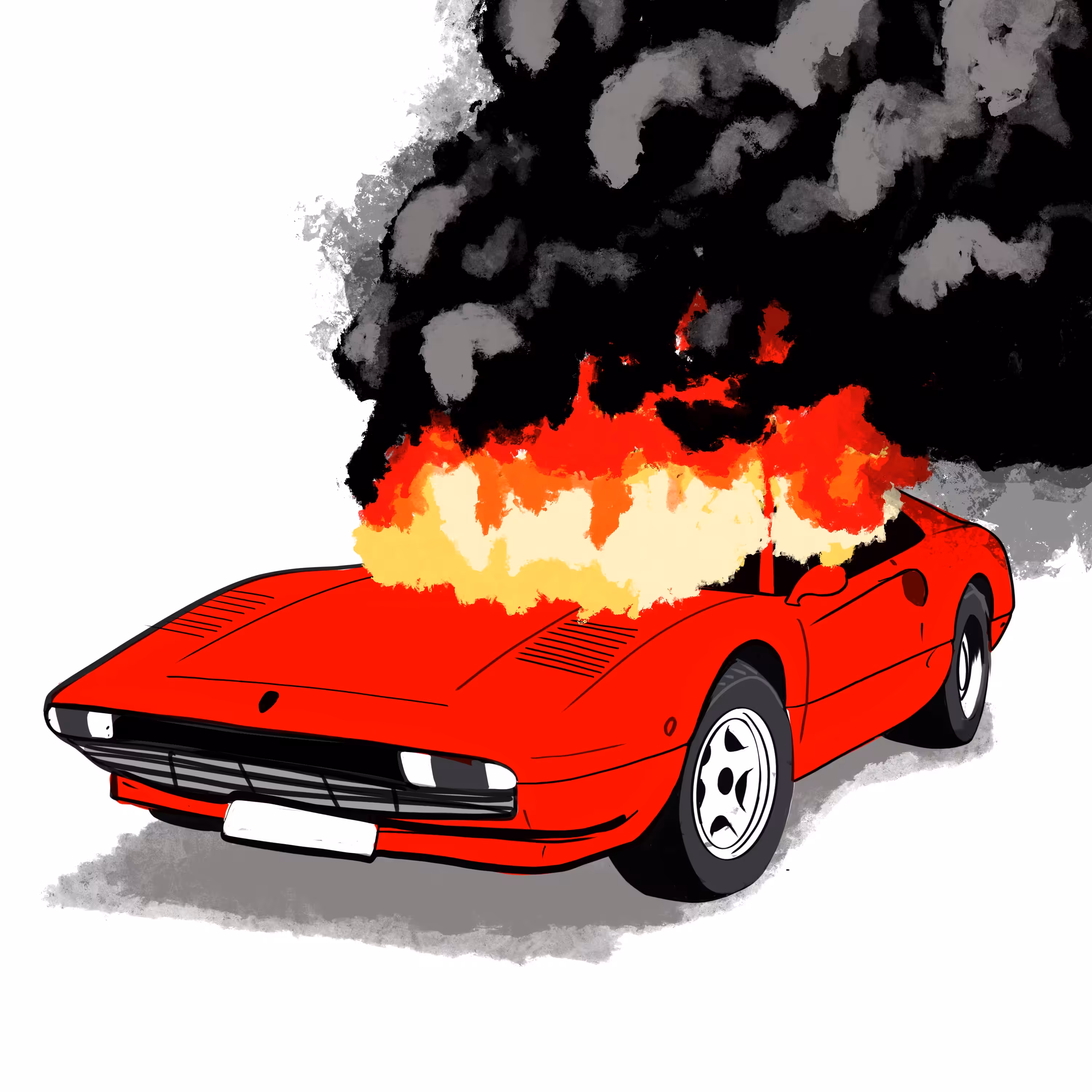 Burning FerRARI