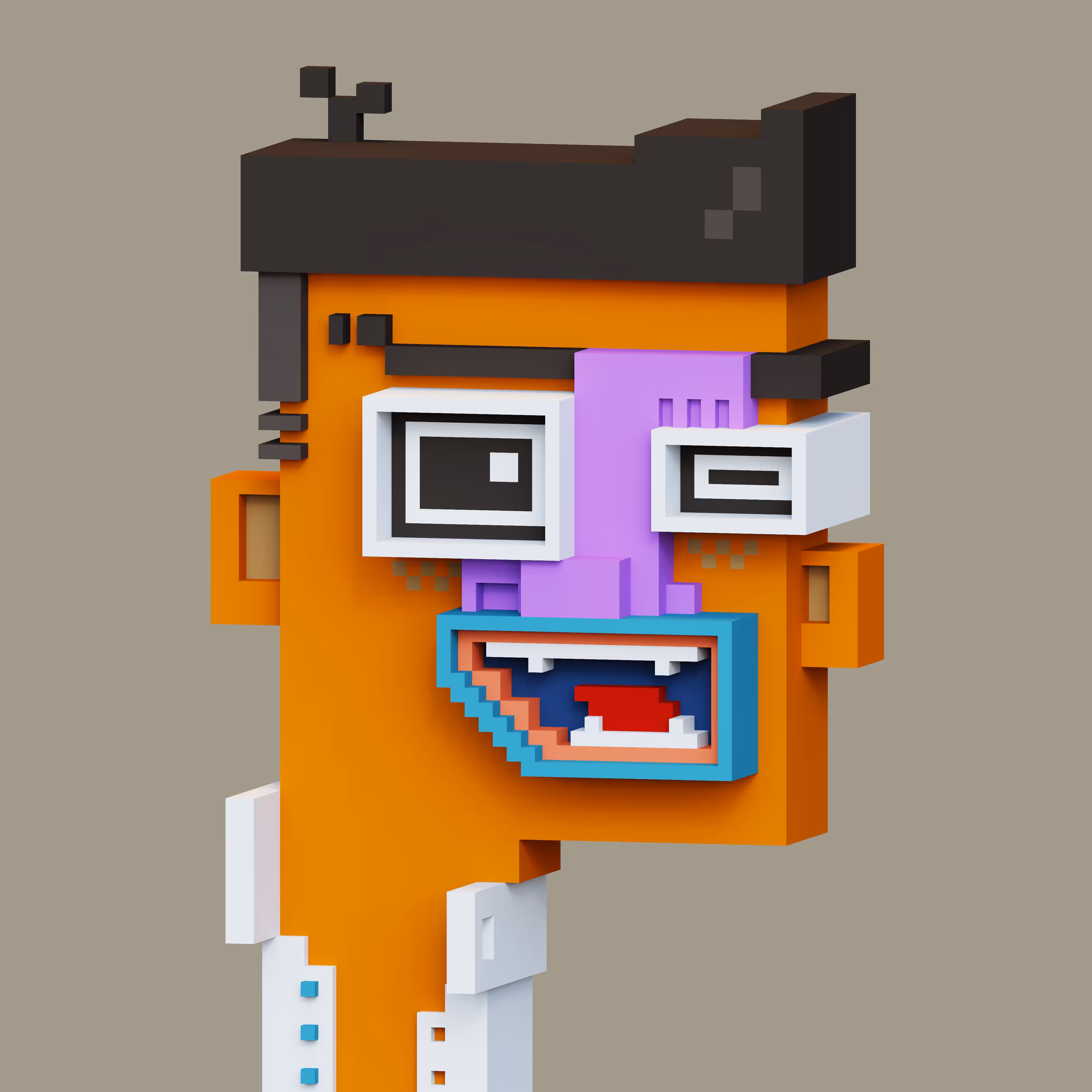 Pop Cubism Voxel 34
