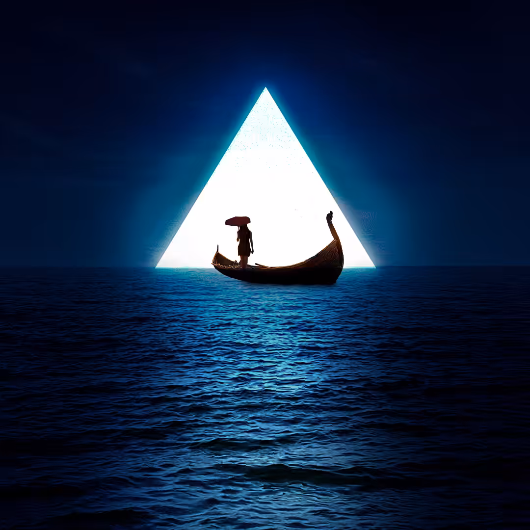 Bright triangle